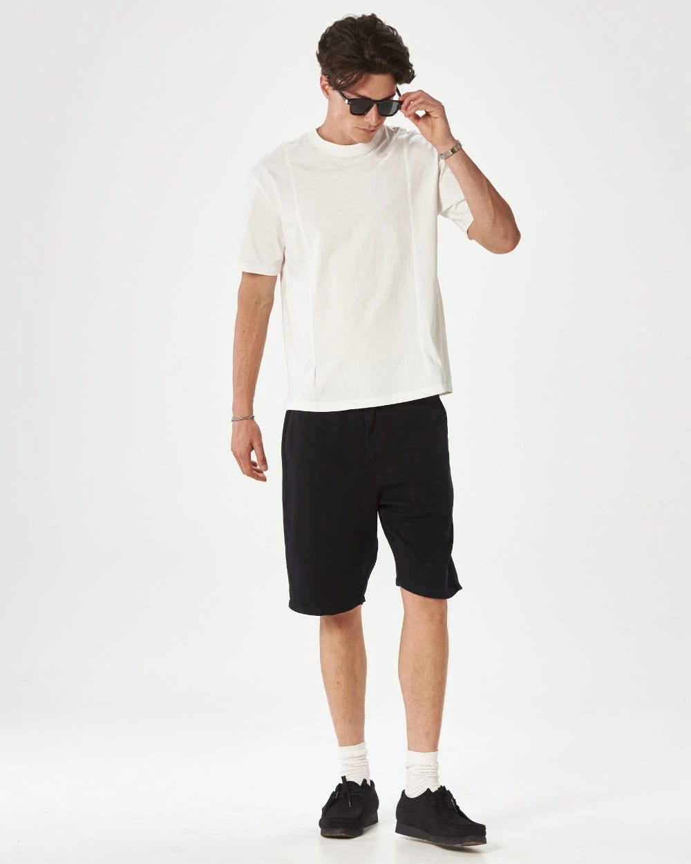 BLACK STATIONARY SHORTS - imagen 3