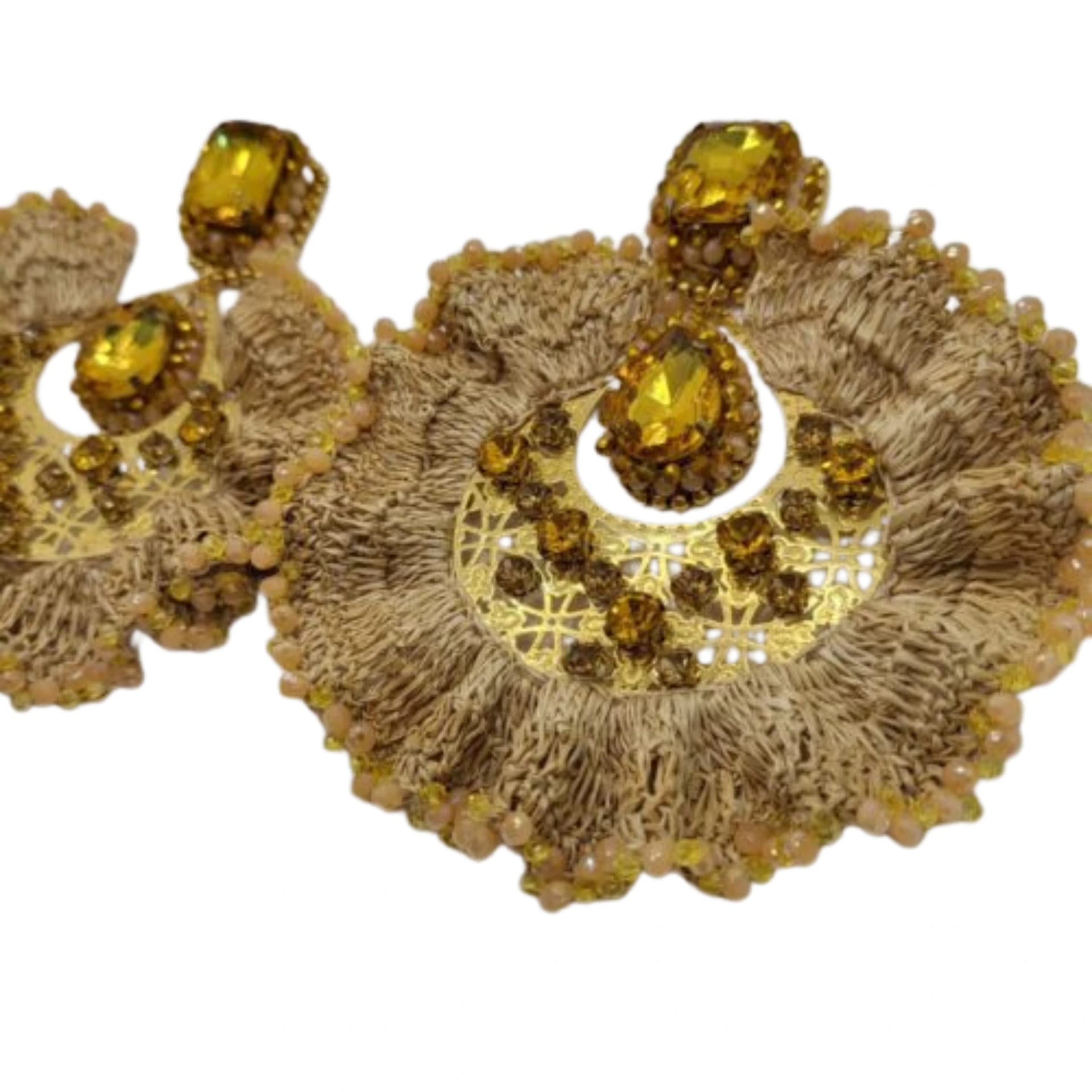 Golden Radiance Earrings - imagen 3