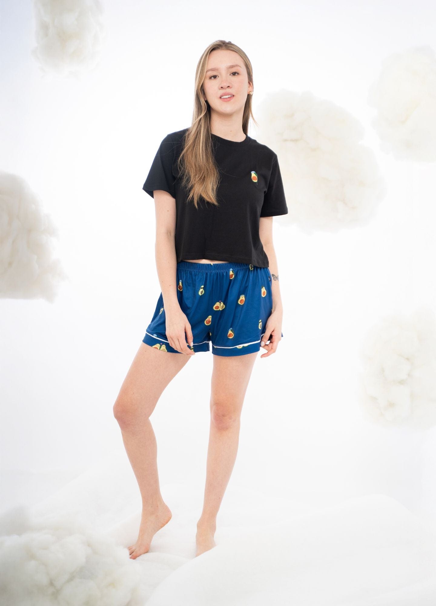 Conjunto Short Aguacates - Azul - imagen 4