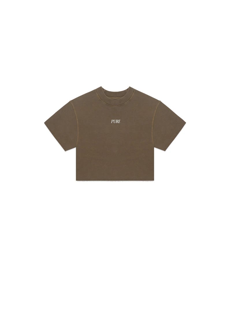 Heraldic Brown crop top - imagen 1