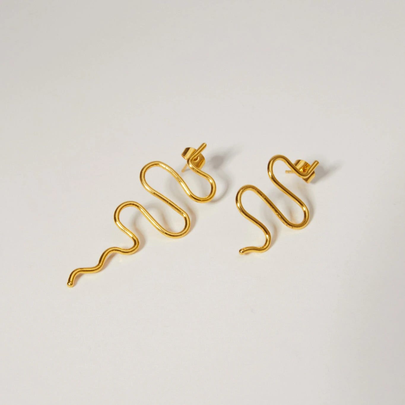 Snake Duo Earrings - imagen 2