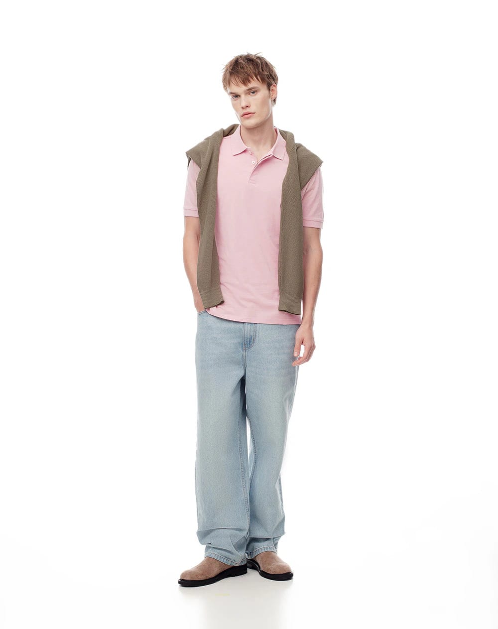 Polo slim palo de rosa hombre - imagen 5