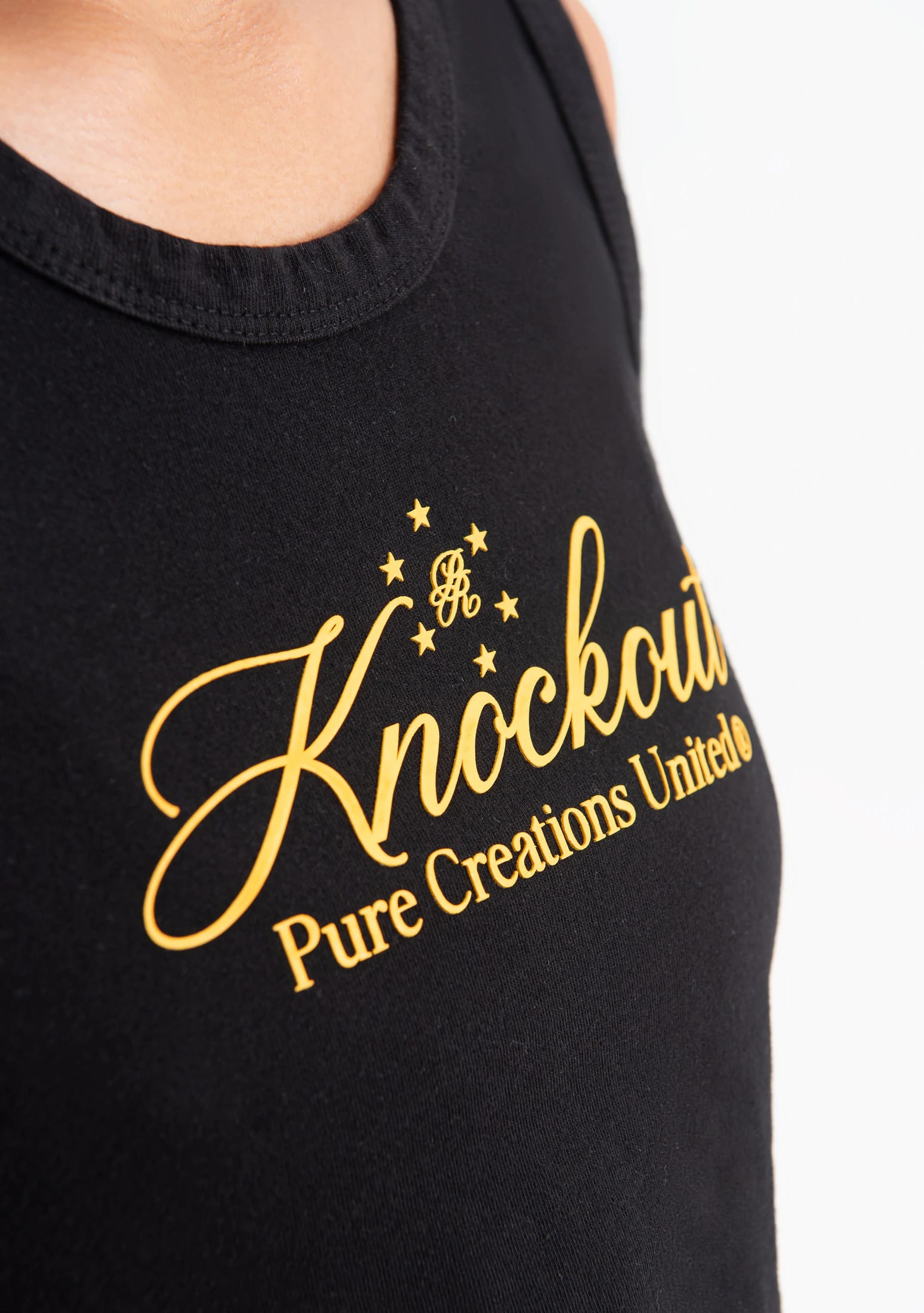 knockout black crop top - imagen 7