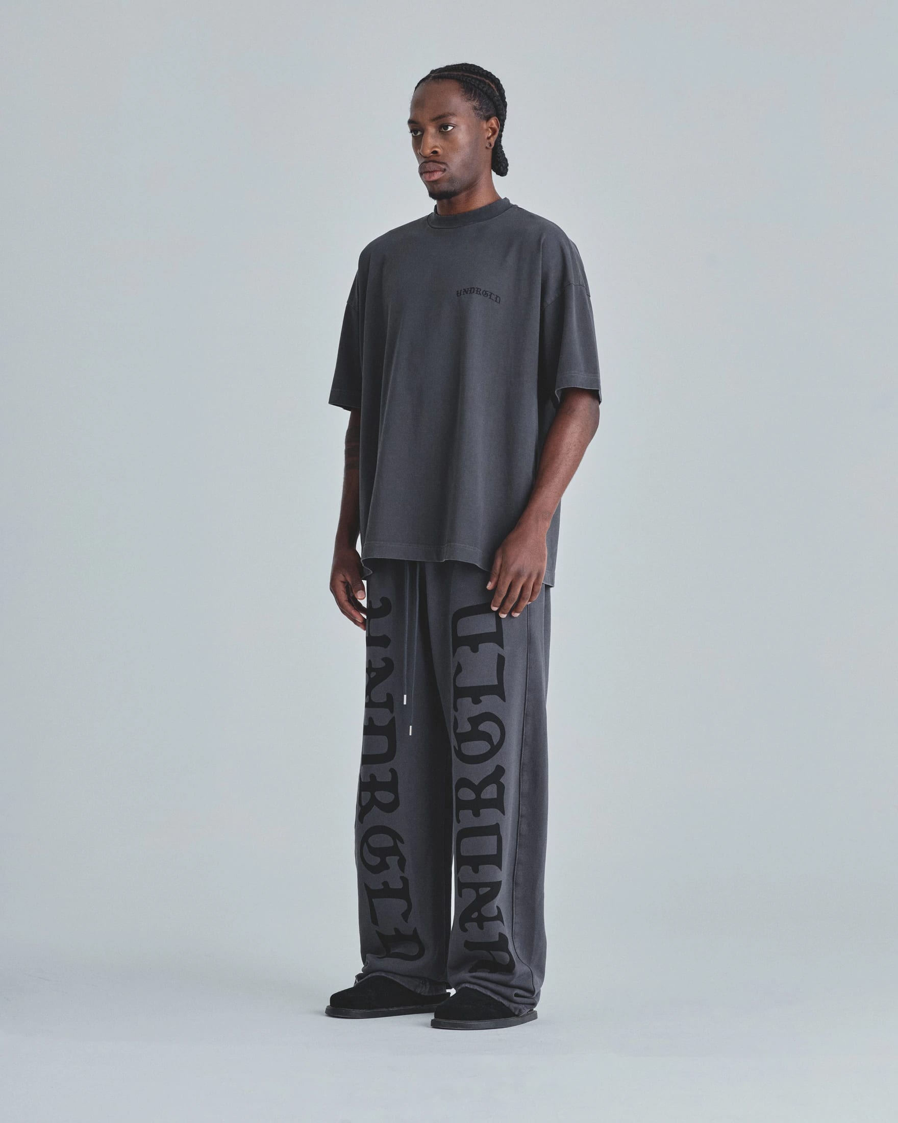 Line Gothic Tshirt Vintage Gray - imagen 5