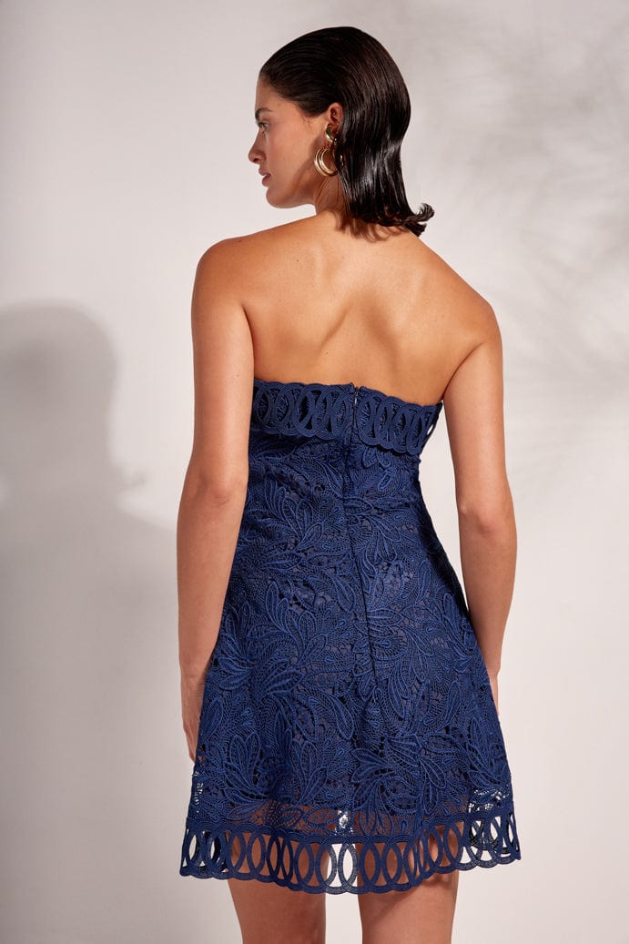 ANIKA MINI DRESS NAVY BLUE - imagen 2