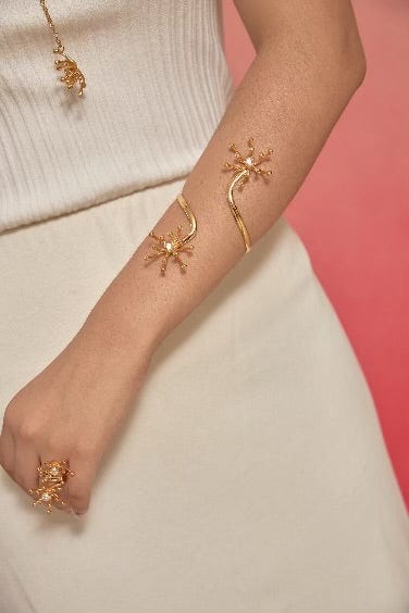 Brazalete copo de nieve - imagen 1