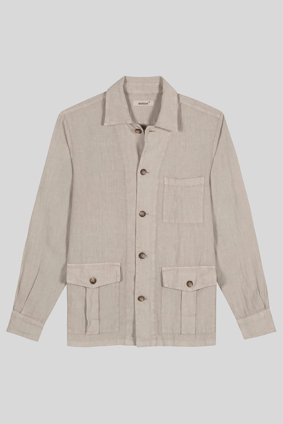 men's linen jacket beige new sahara - imagen 1