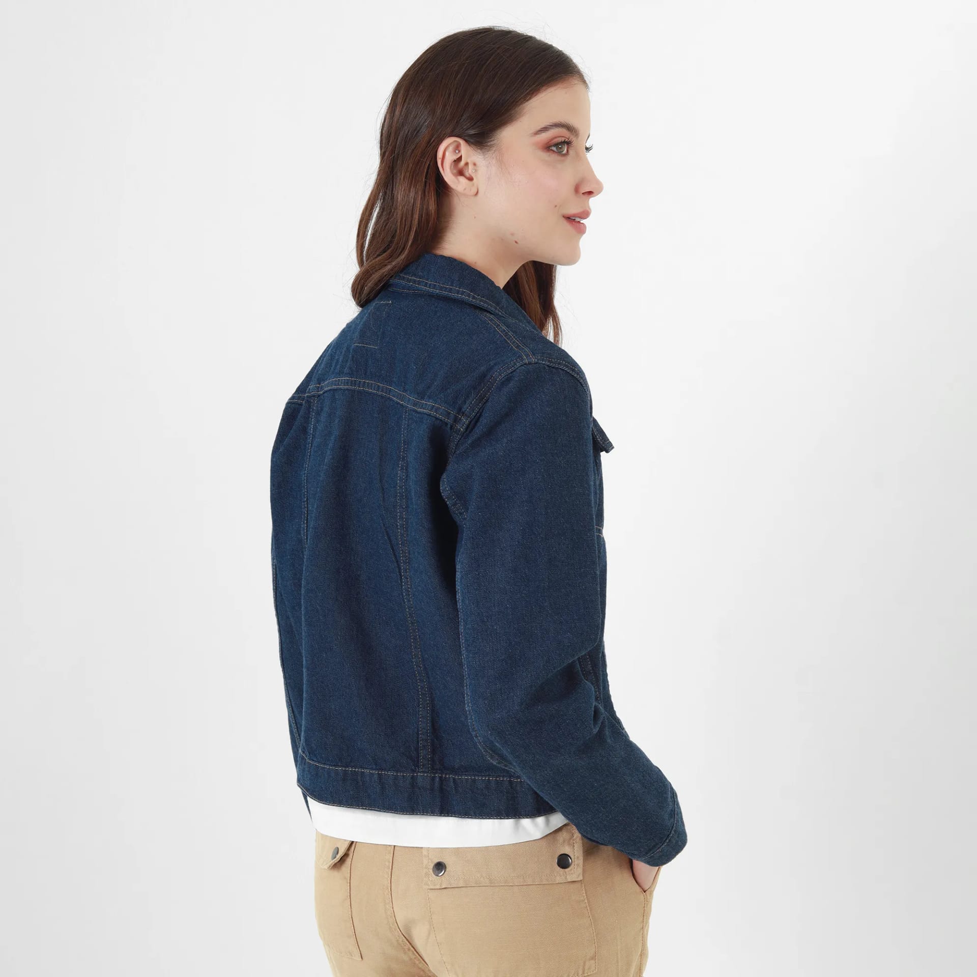 Chaqueta Denim Con Detalle - imagen 7
