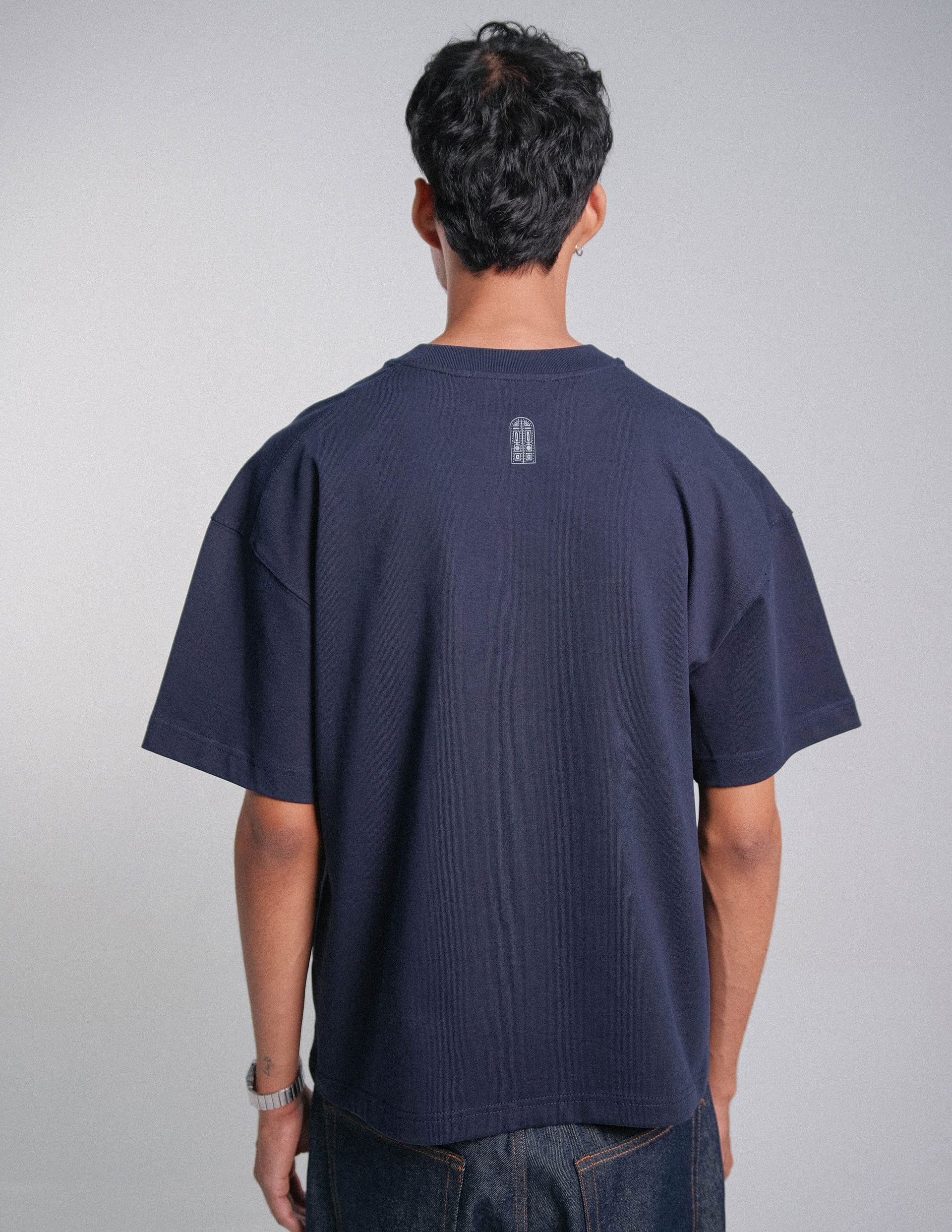 Camiseta floreciendo azul - imagen 5