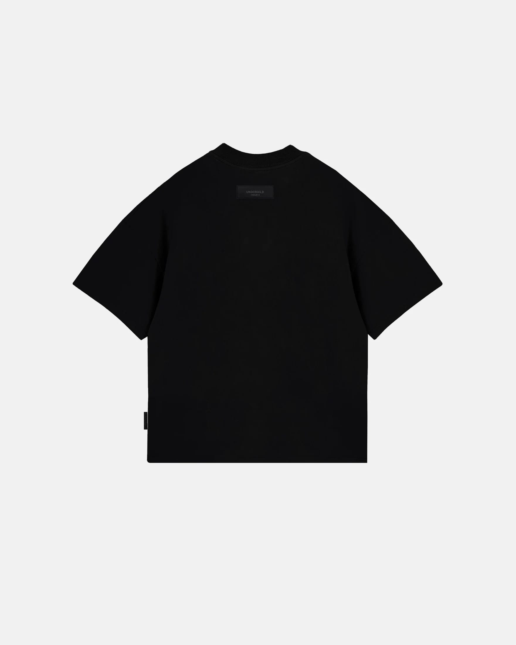 Basics Tiny Logo Boxy Fit Tshirt Black - imagen 3