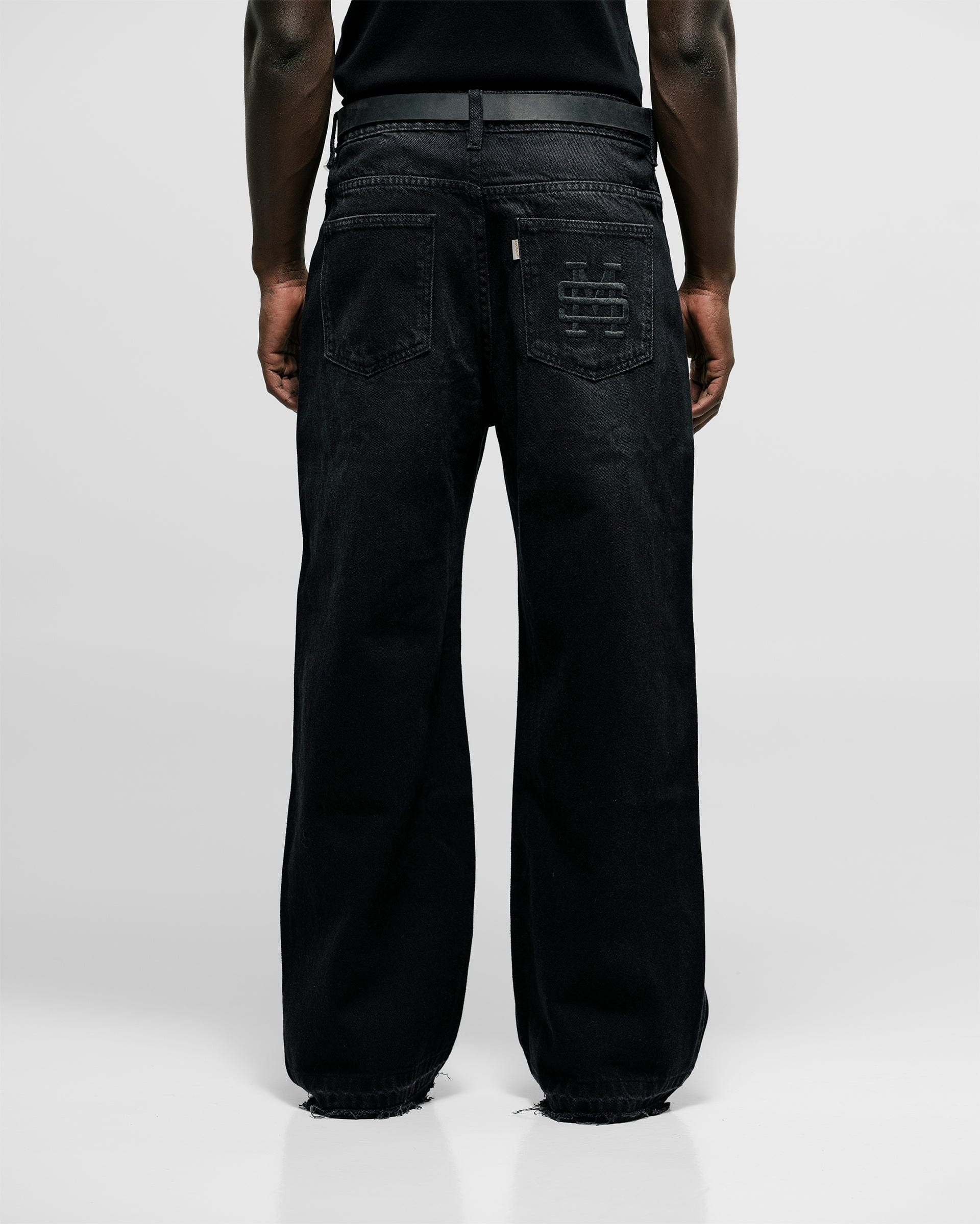 Flared Pants - Negro Desgastado - imagen 5