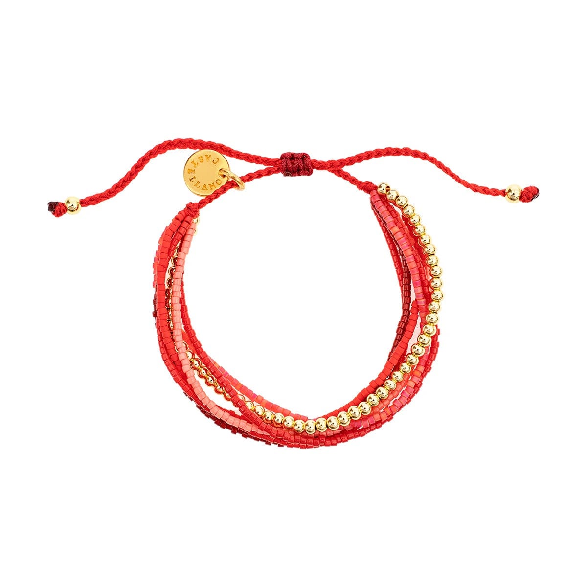 Miyuki Stack Bracelet | Scarlet - imagen 1