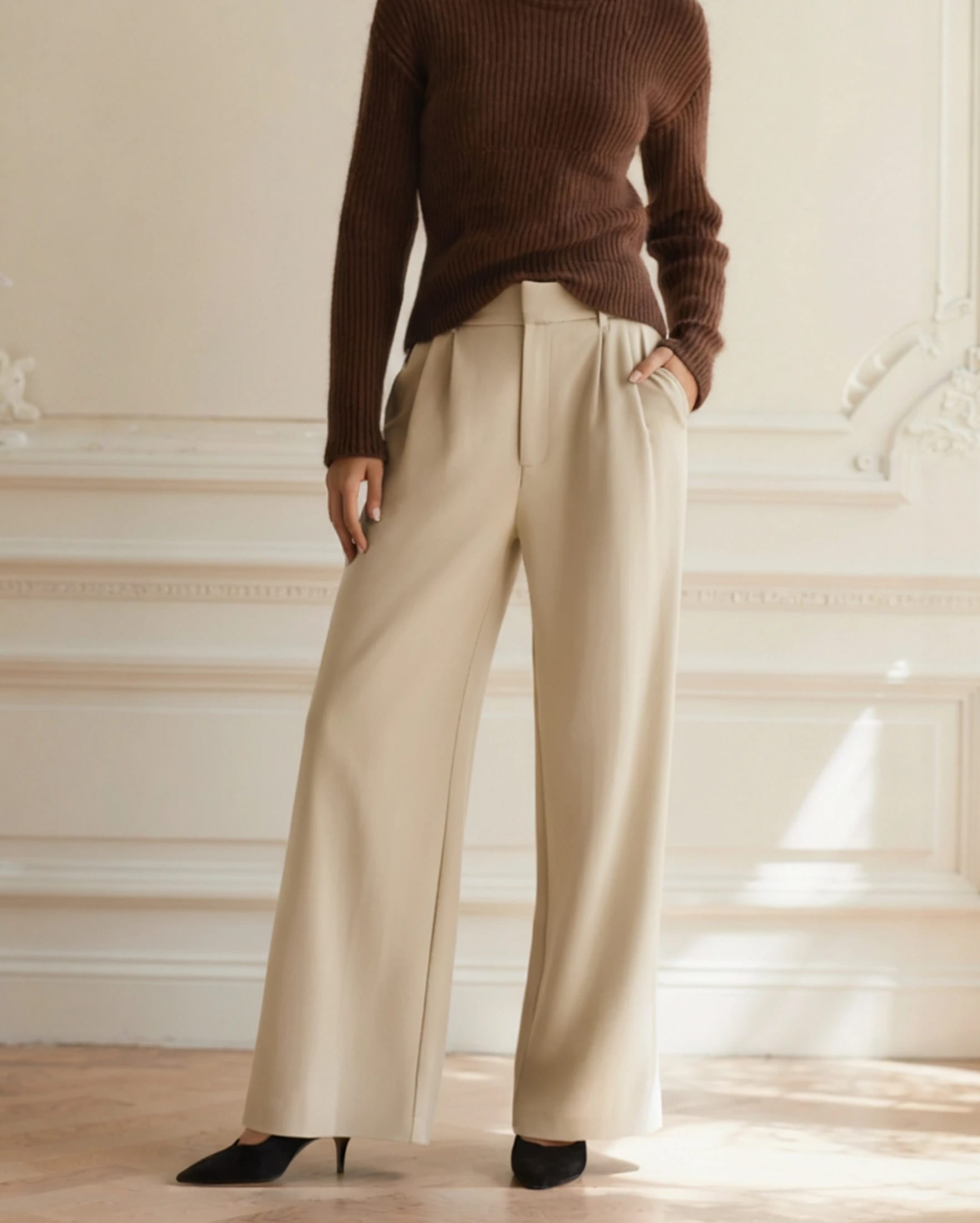 Serena Wide-Leg Trousers - imagen 1