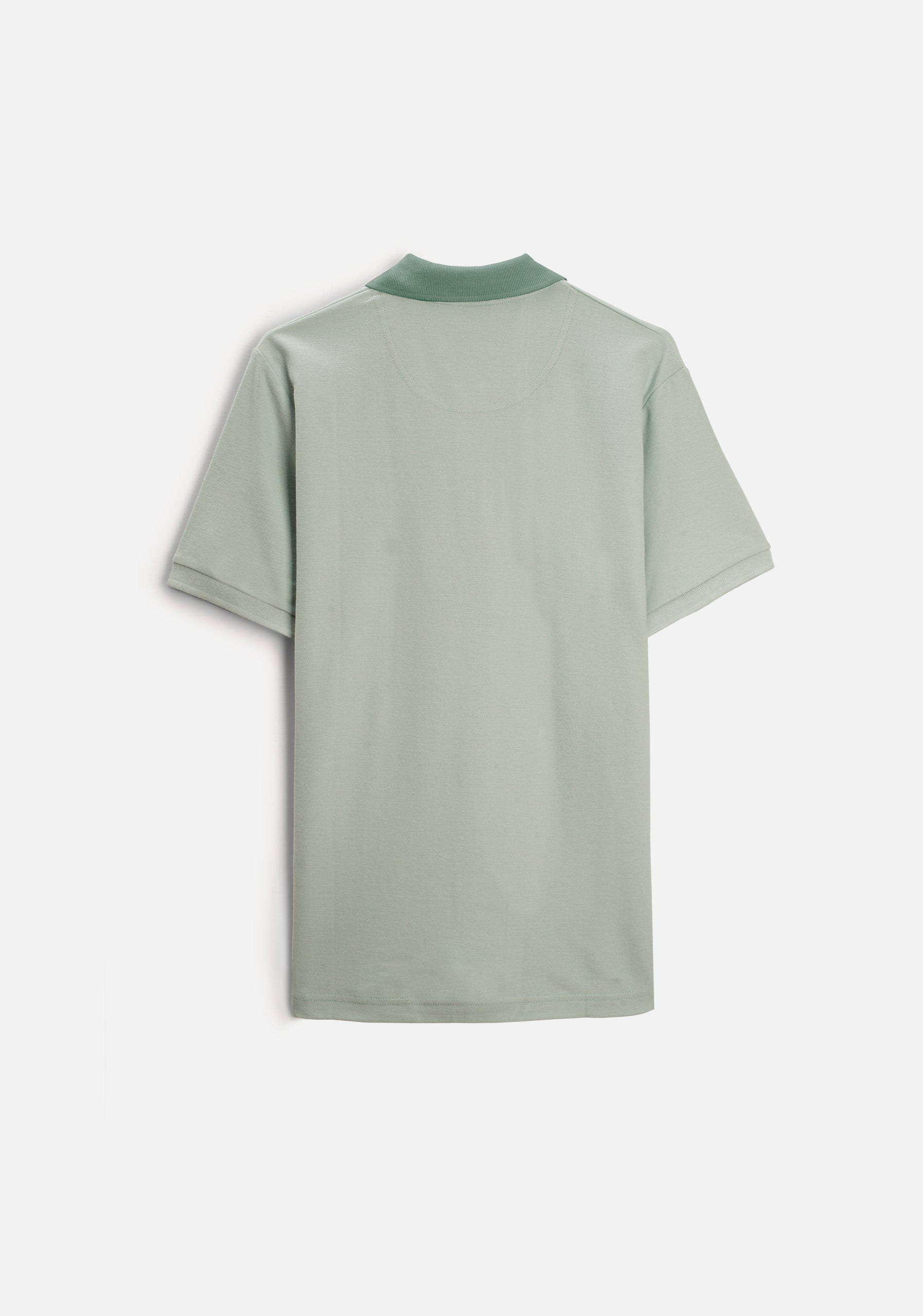 Camiseta Polo H Unicolor Mzc. Verde L-Atn - imagen 4