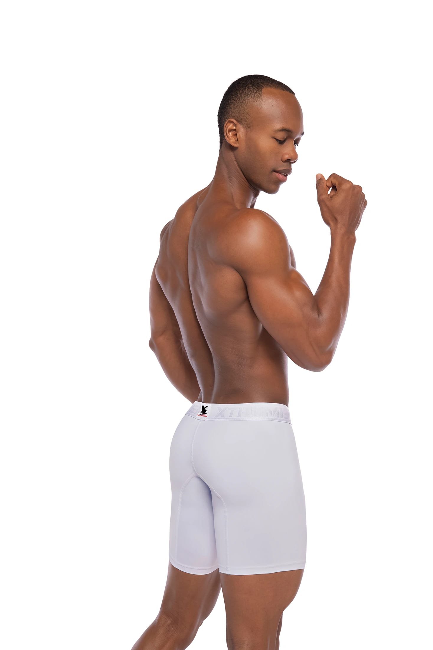 BOXER CLASICO LARGO NYLON BLANCO - imagen 2