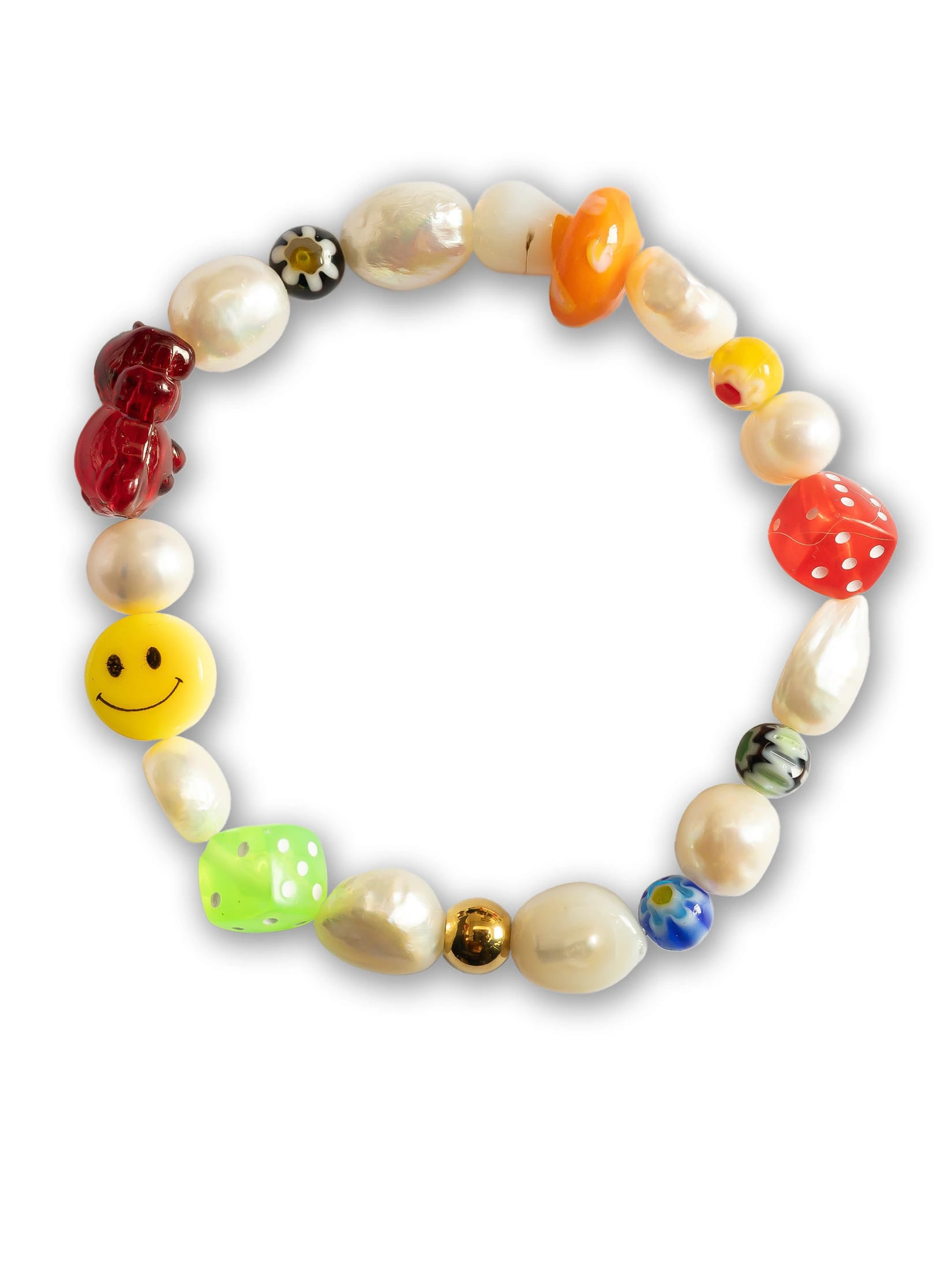 Brazalete Perla de Rio Multicolor 7mm - imagen 1