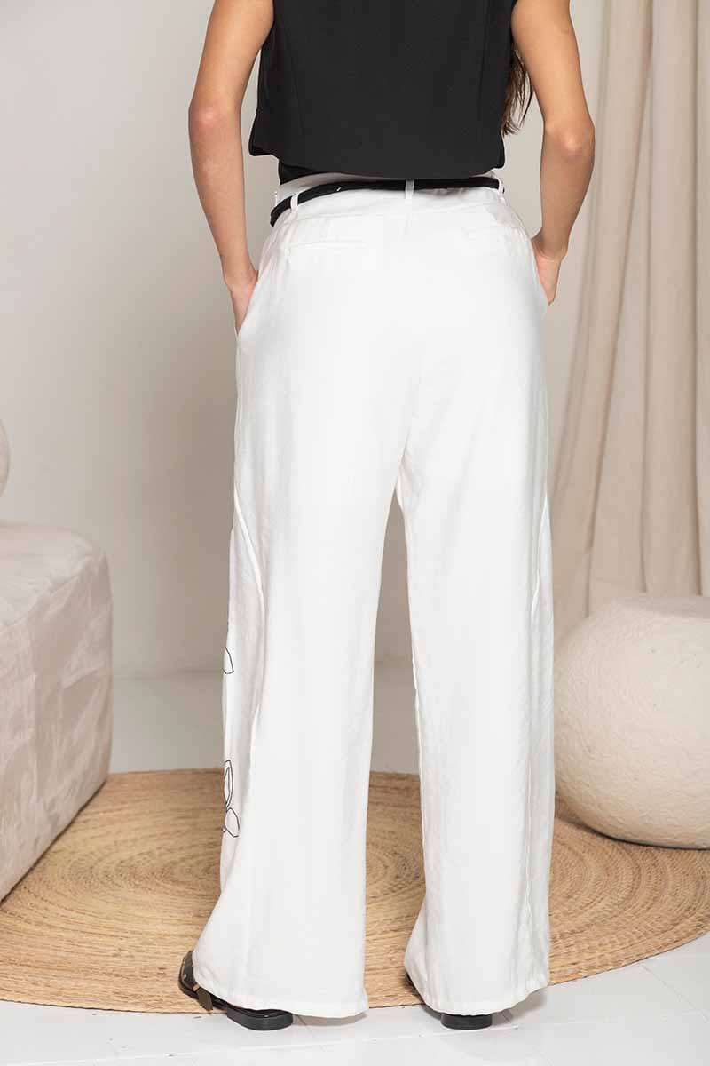 Pantalon Bordado Cinturón - imagen 5