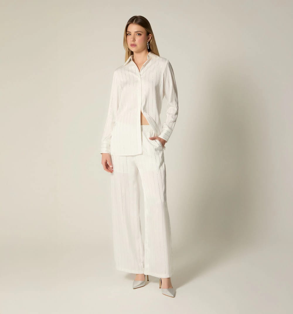 Pantalon tipopalazo con hot fix - imagen 2