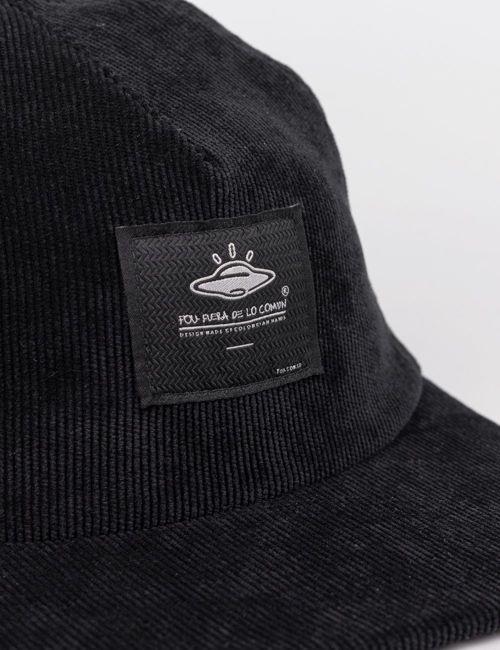 Gorra Desestructurada Pana negro Origen Unisex - imagen 3