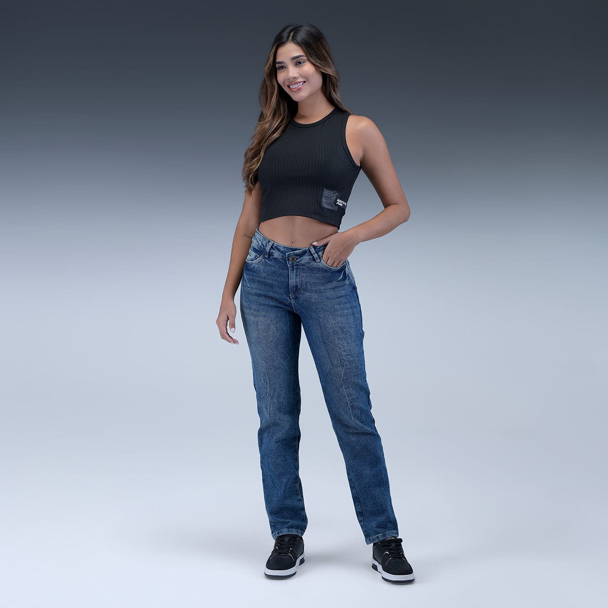 Blusa Negra Mujer - imagen 4