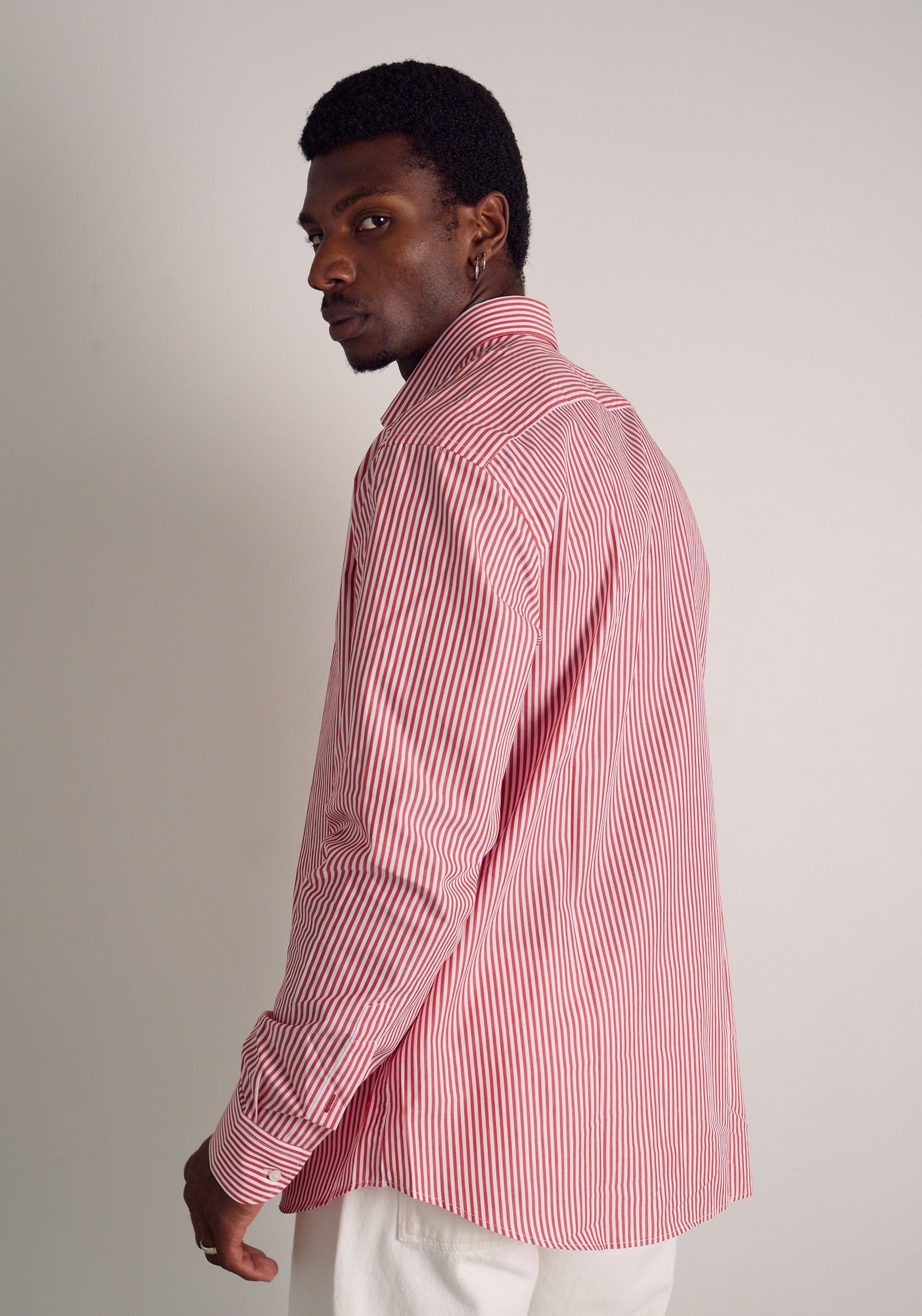 Camisa H CBD Rayas Med L-Vin Cereza - imagen 5