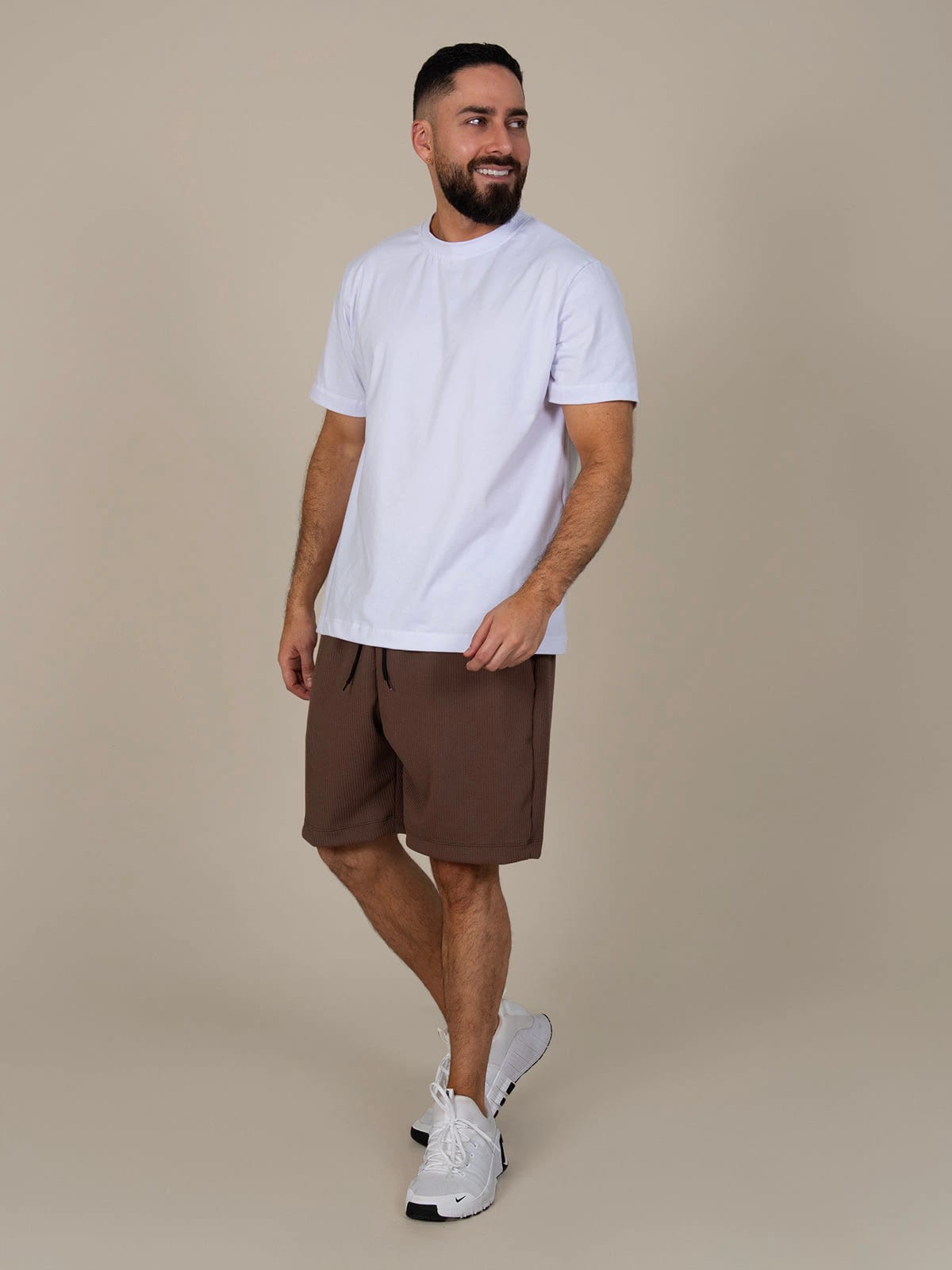 Pantaloneta moenia atenas hombre cafe oscuro - imagen 4