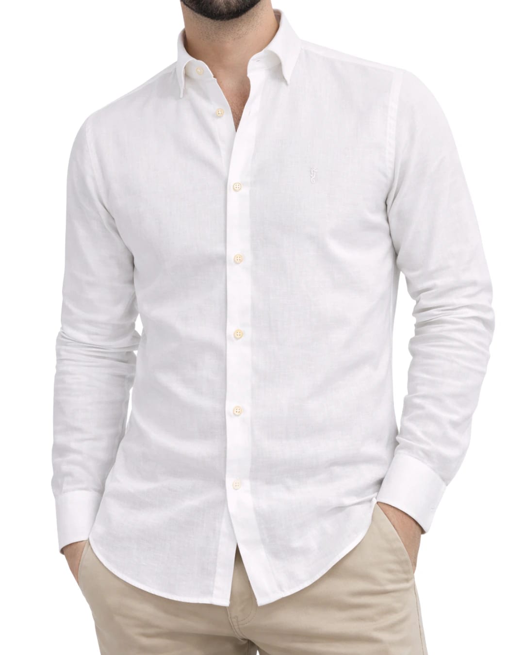 Camisa Milan Manga Larga Blanca - imagen 3