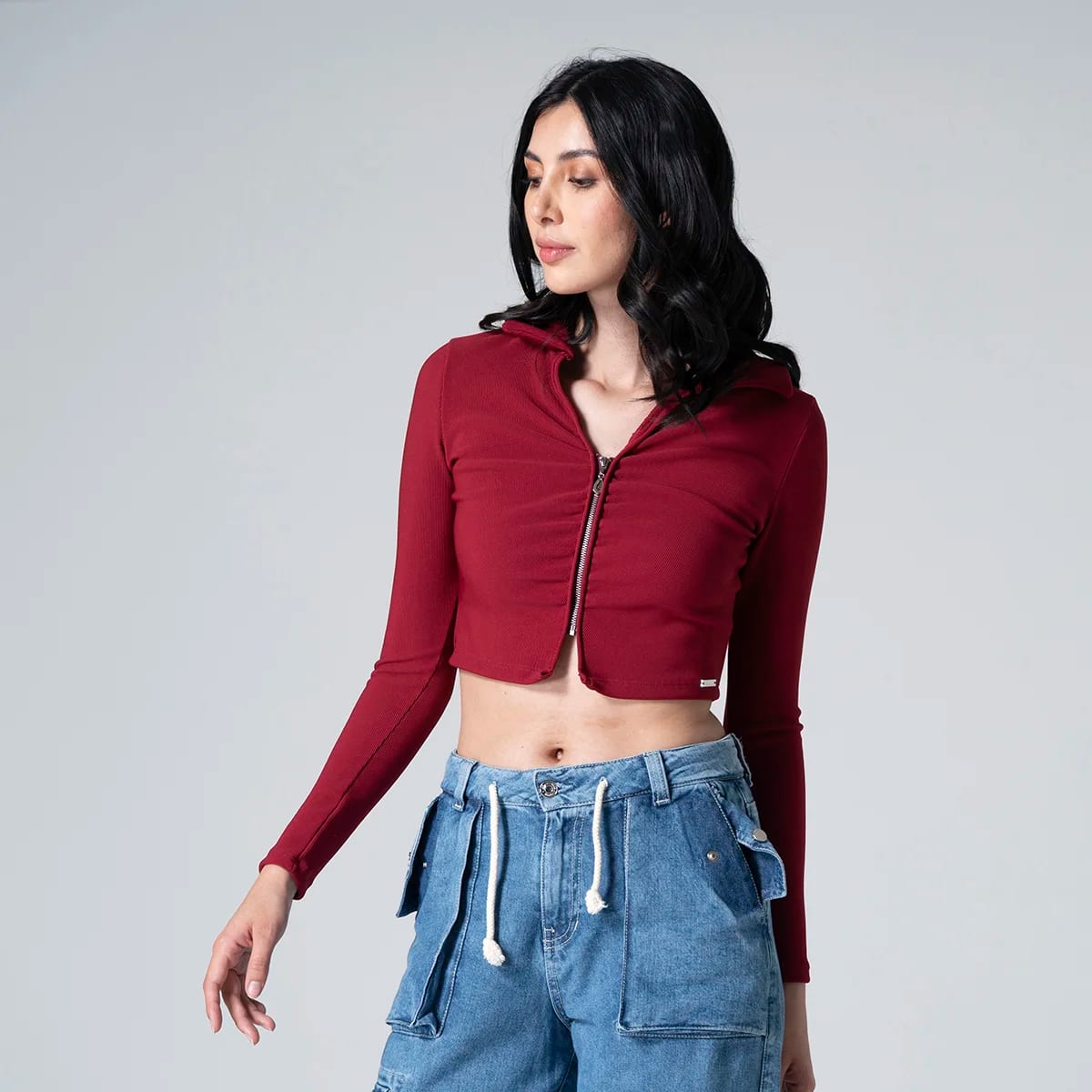 Blusa Corta Slim Manuelle - imagen 3
