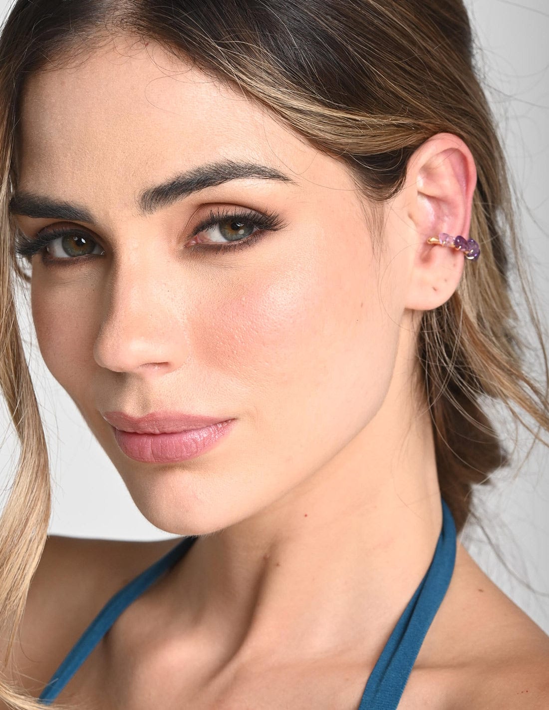 Ear Cuff Nala Amatista + Purple - imagen 1
