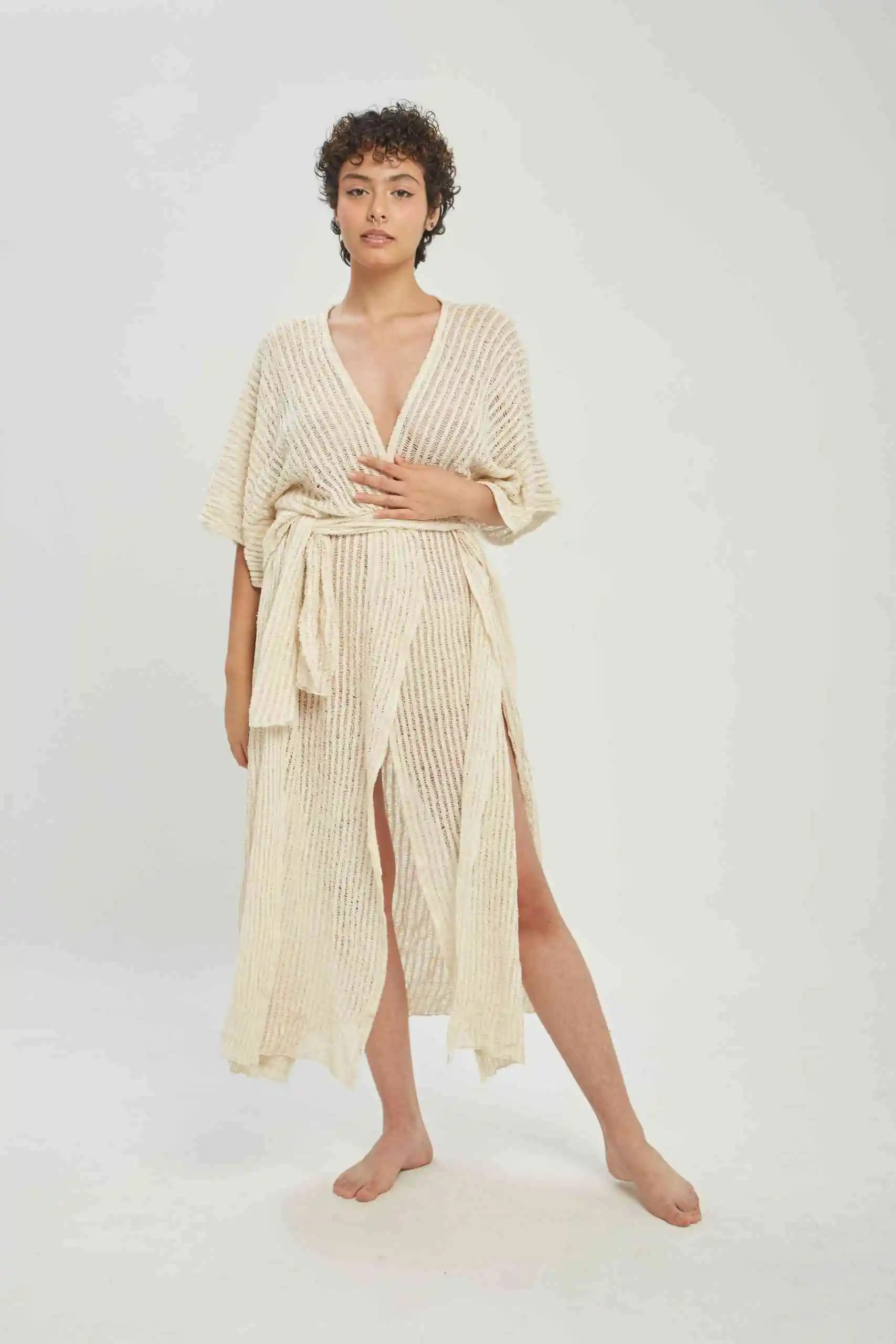 Kimono tropical largo - imagen 4