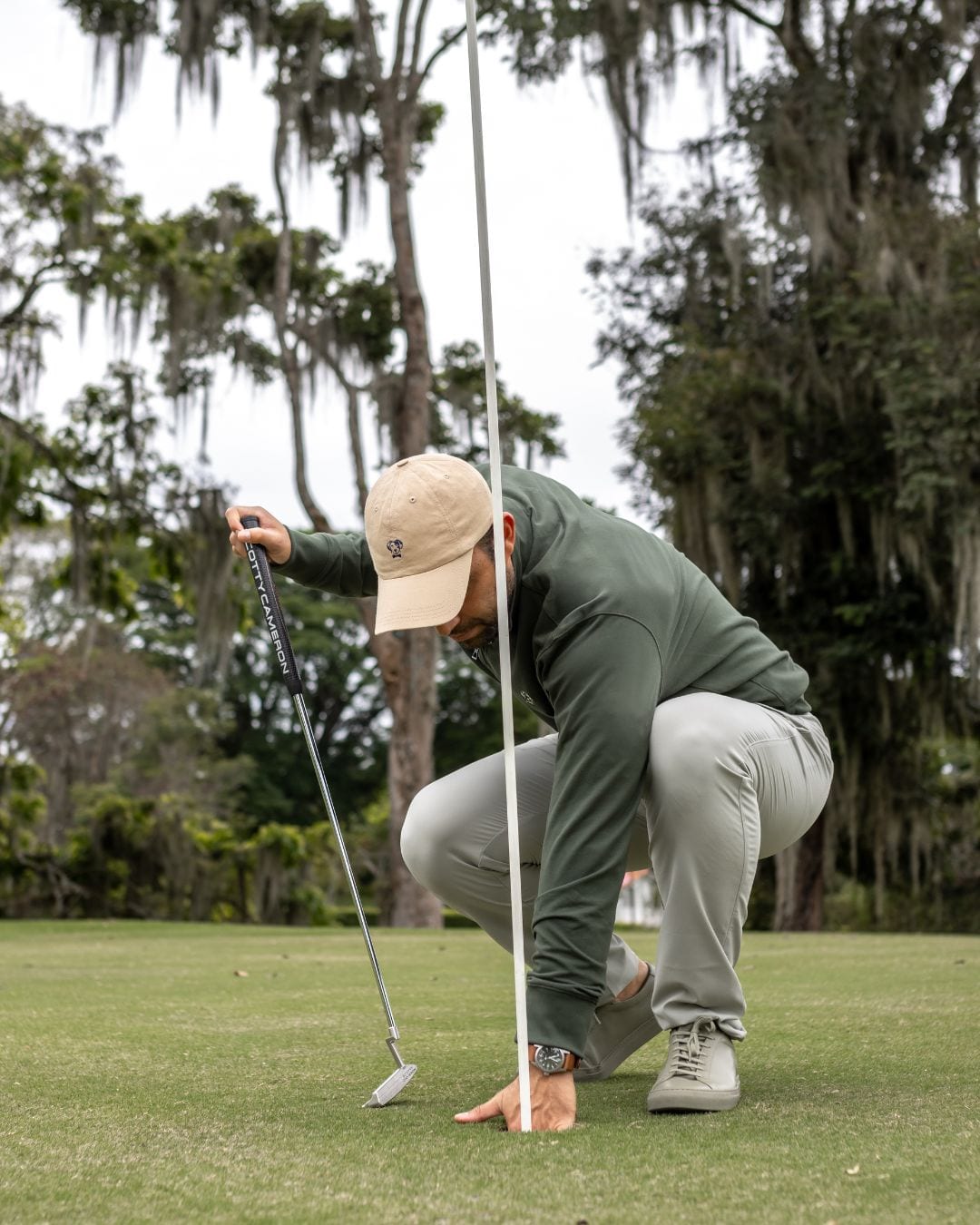 Halfzip Viana Antimanchas Verde Militar - imagen 7