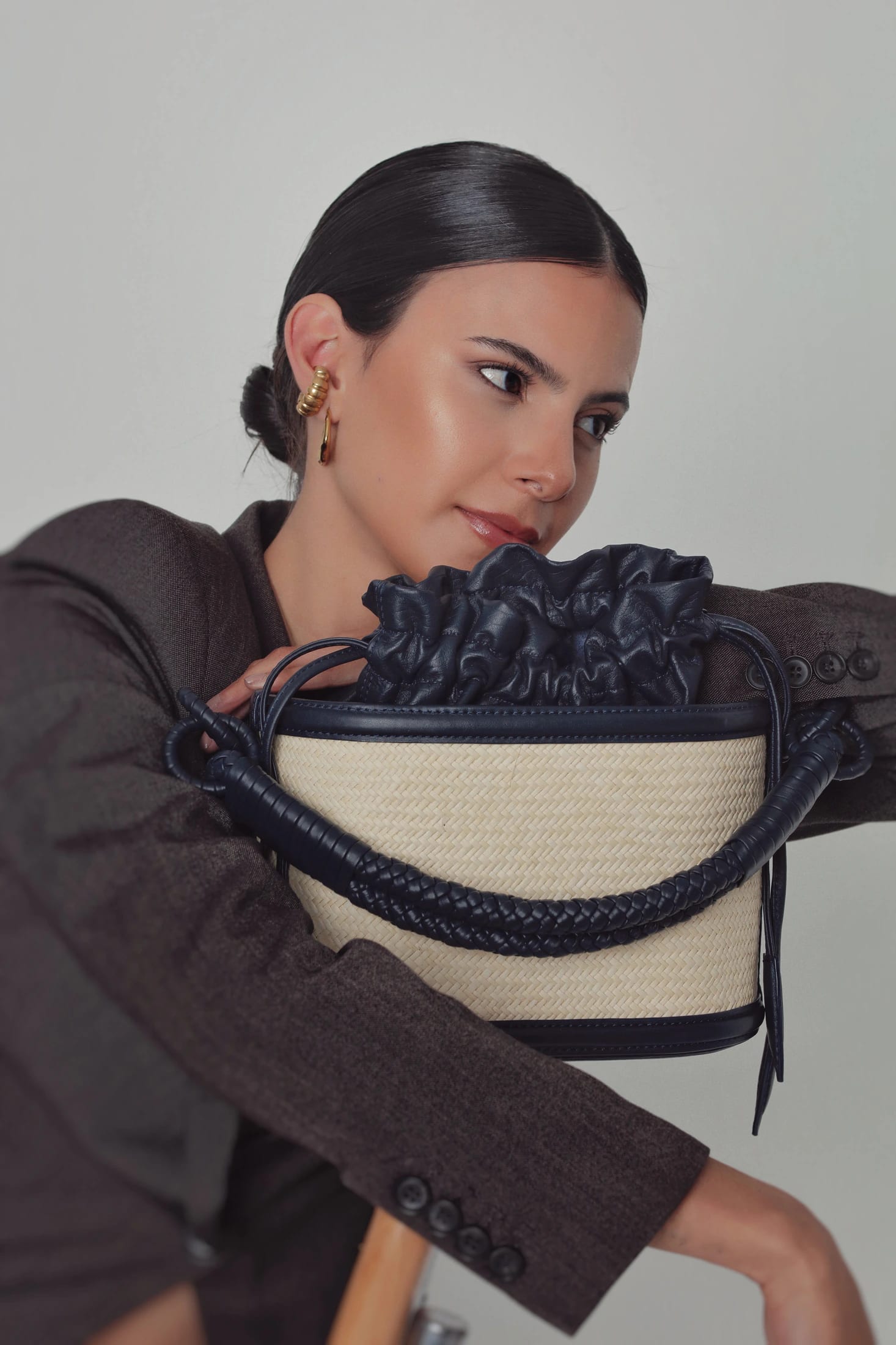 Iraca Basket Bucket, Coco - imagen 2