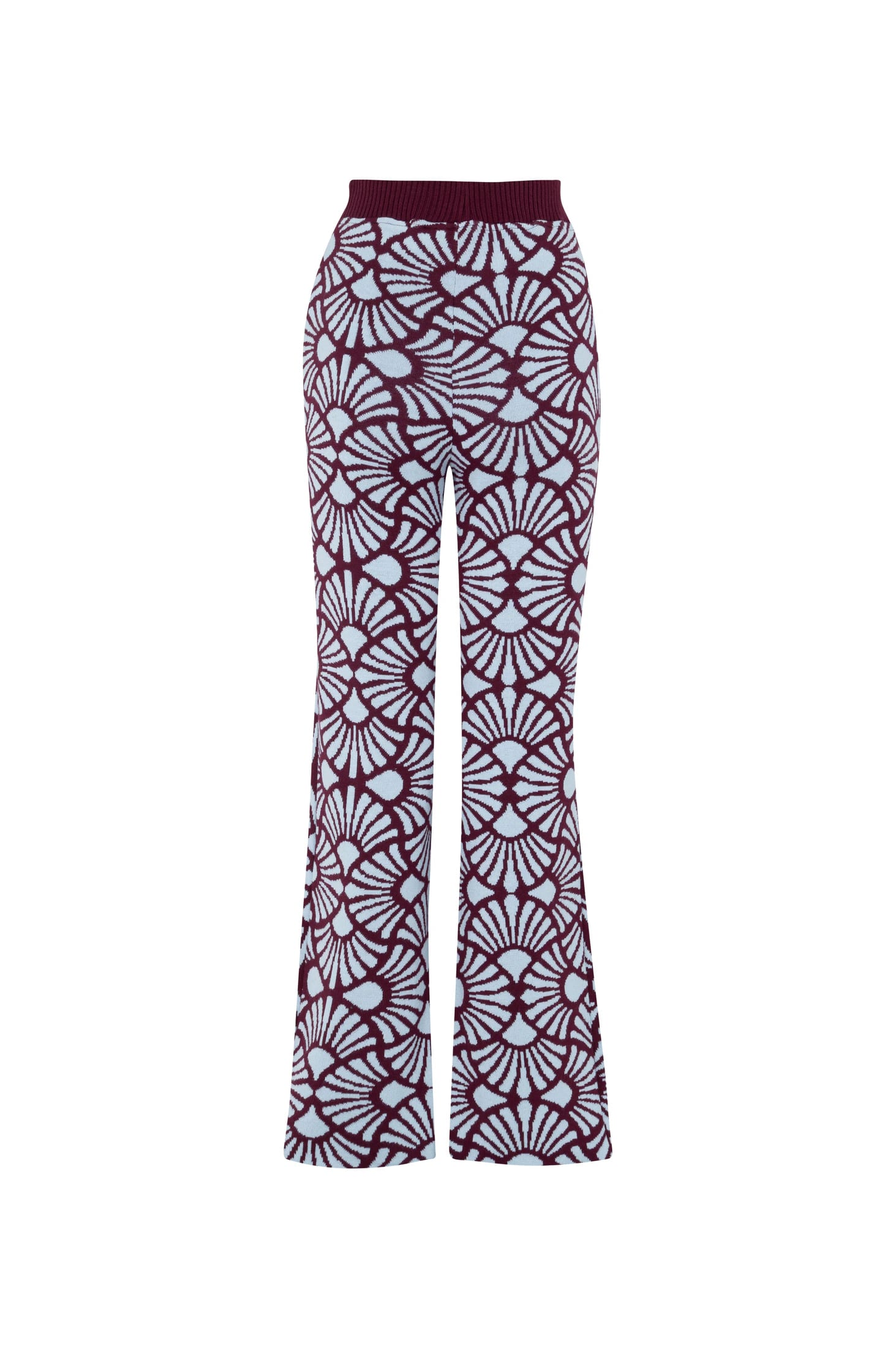 Pantalón Venus Vinotinto-Azul Celeste - imagen 4