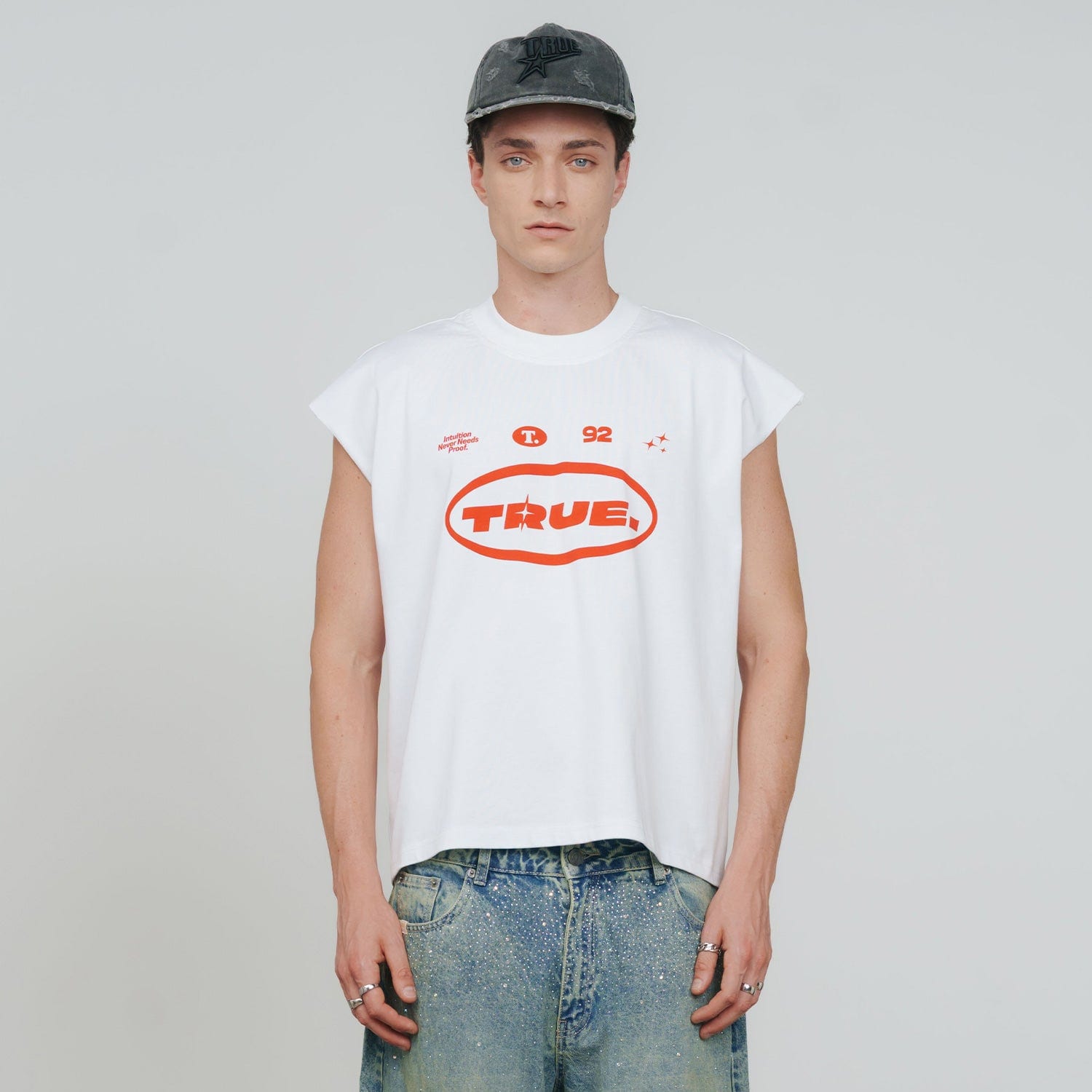 Intuition Sleeveless Tee - White - imagen 3
