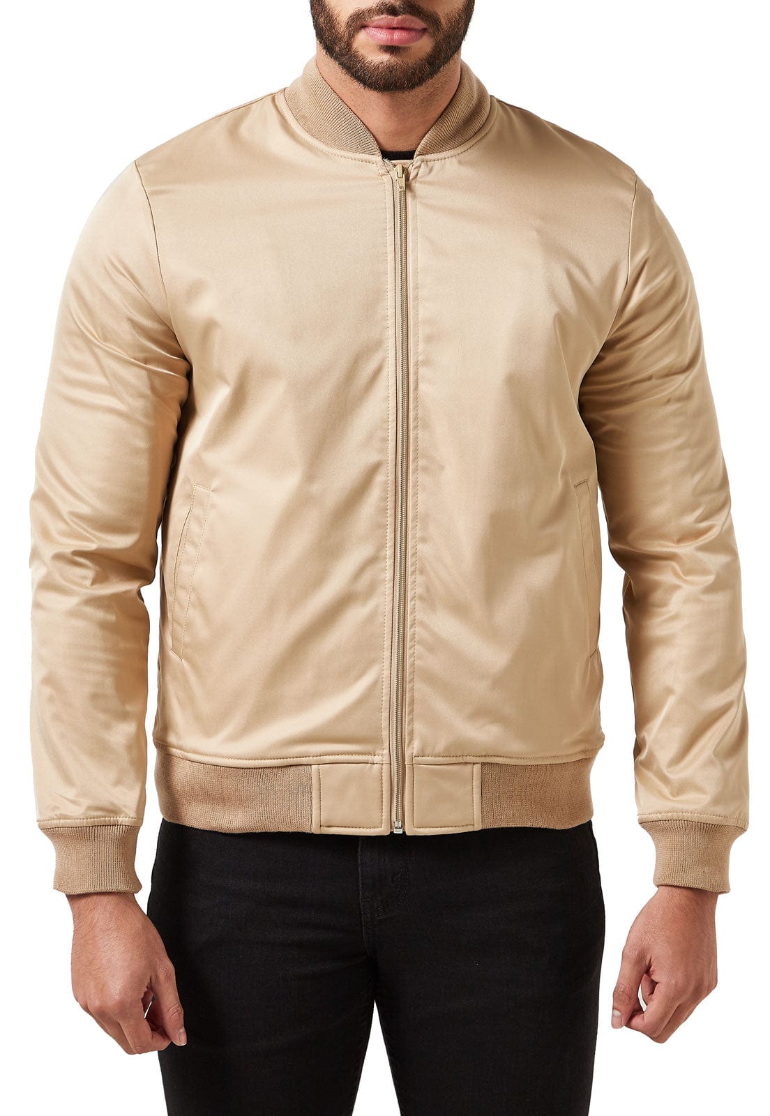 Chaqueta bomber camel - imagen 6