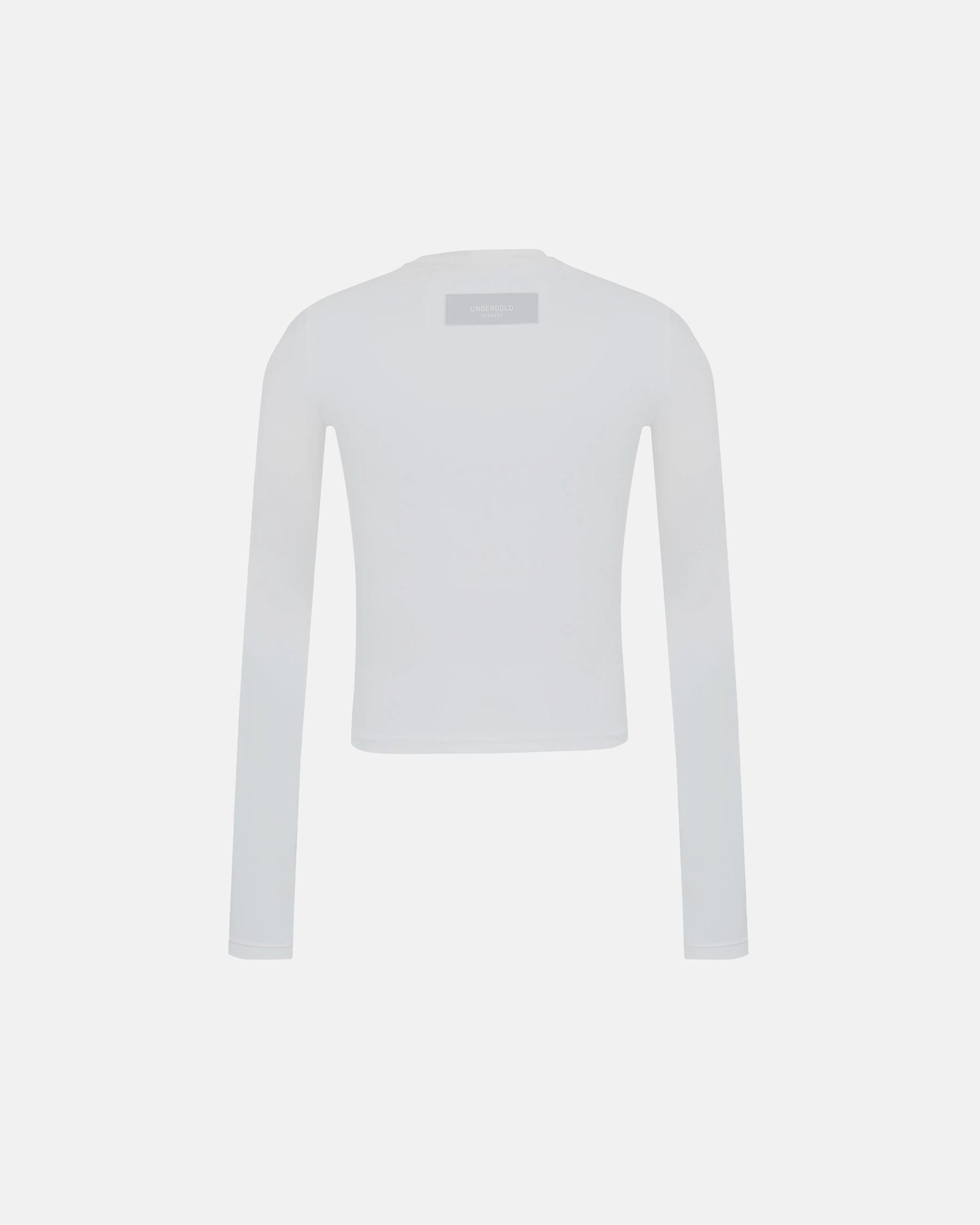 W Basics Undergold Studio Ultra Slim Long Sleeve Tee White - imagen 3