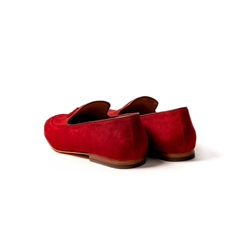 Loafers gamuza roja - imagen 3
