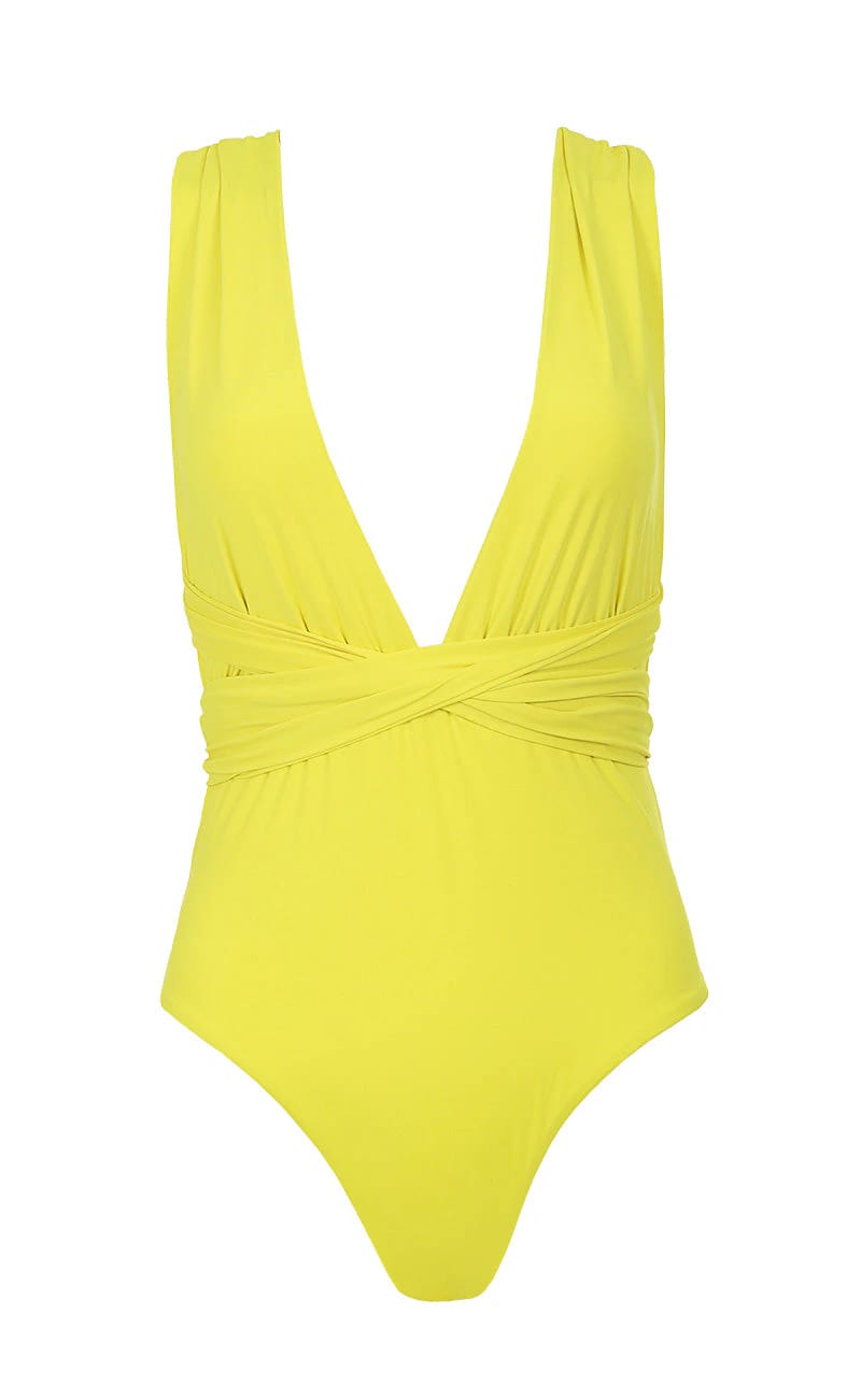 VESTIDO DE BAÑO ENTERO MULTIFORMAS PISTACHO - imagen 1