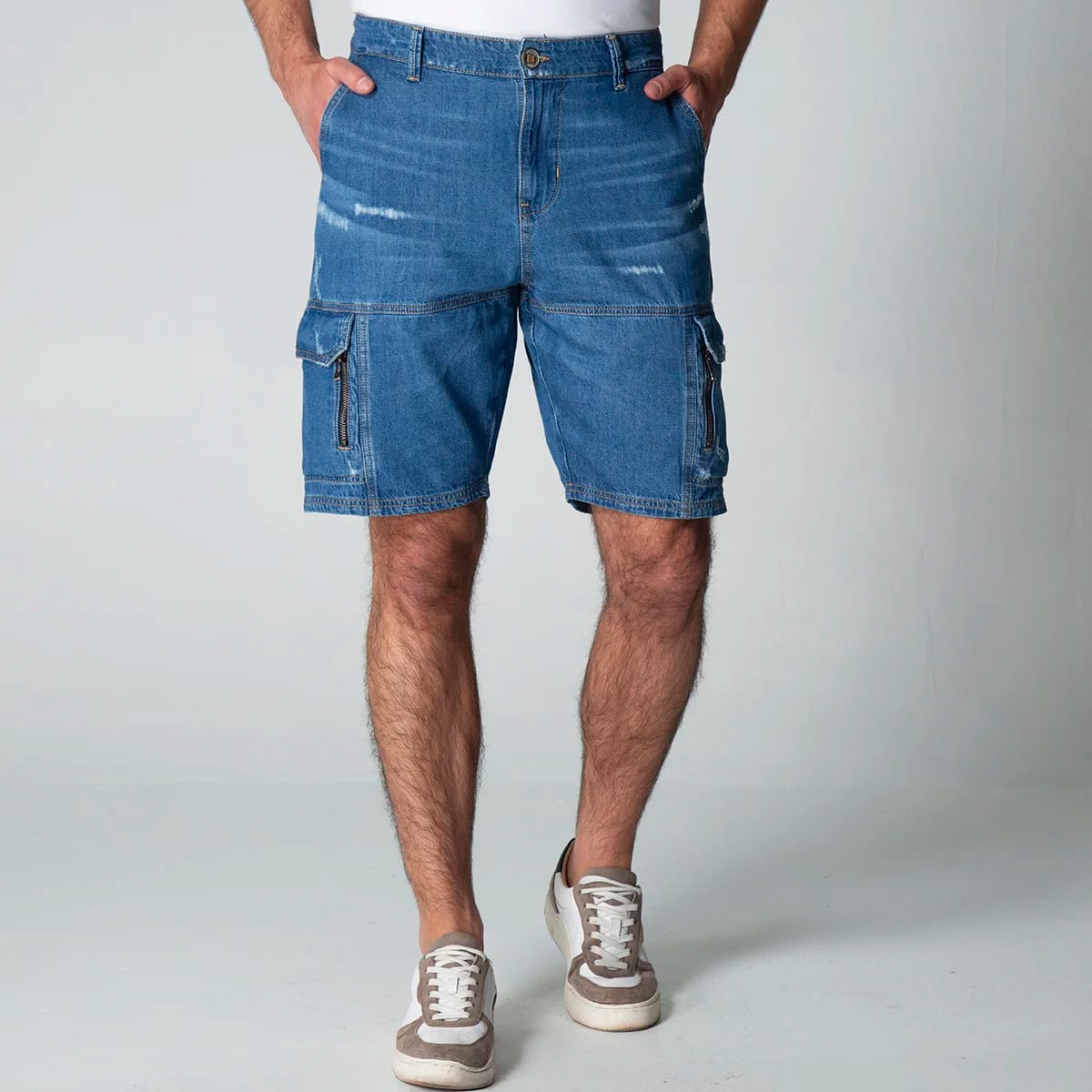 Bermuda Denim Cargo Party - imagen 3