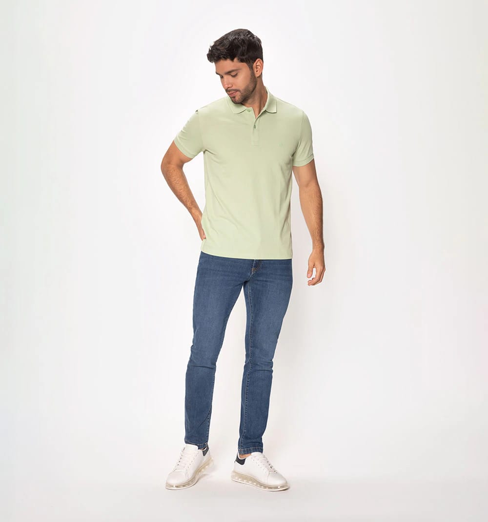 Polo básica slim fit - imagen 3