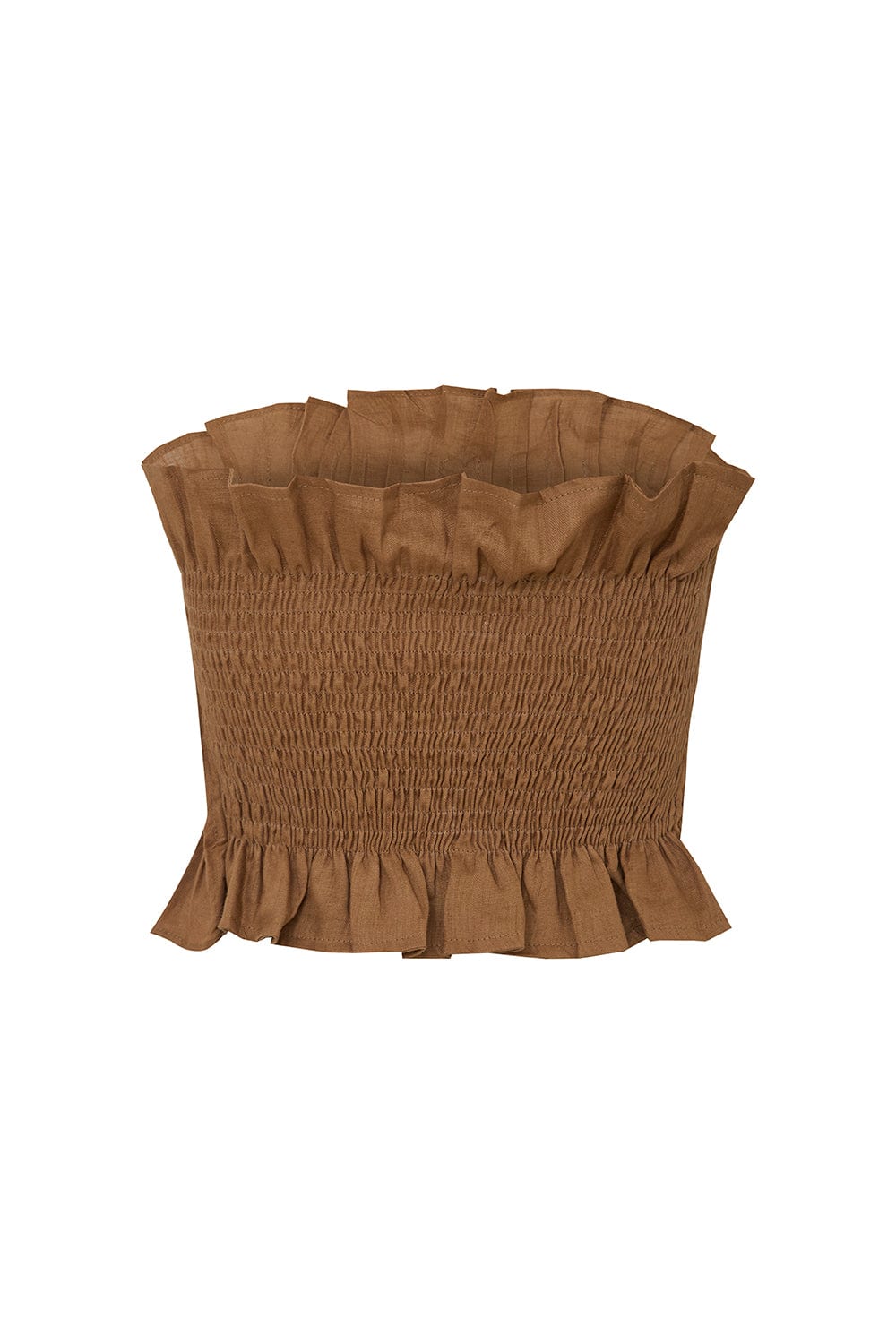 Crop top chiara mocca - imagen 3