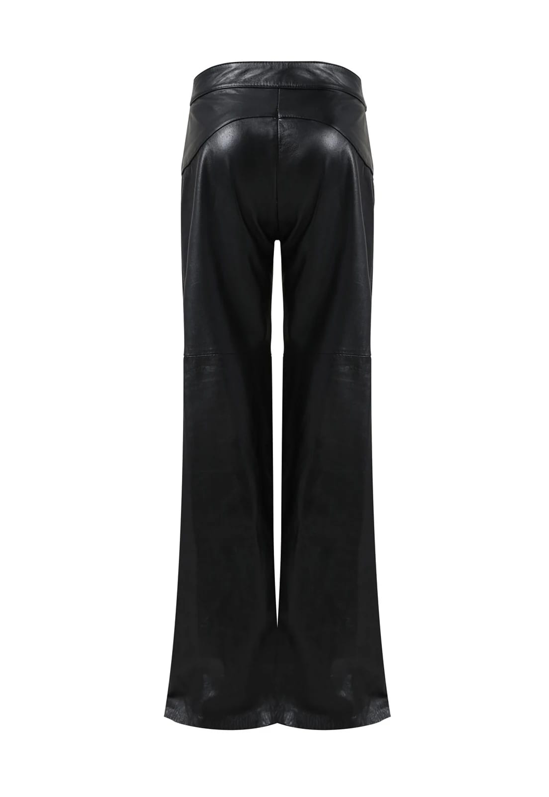 LEATHER CURVED CUT OUT BOOT TROUSERS - imagen 4
