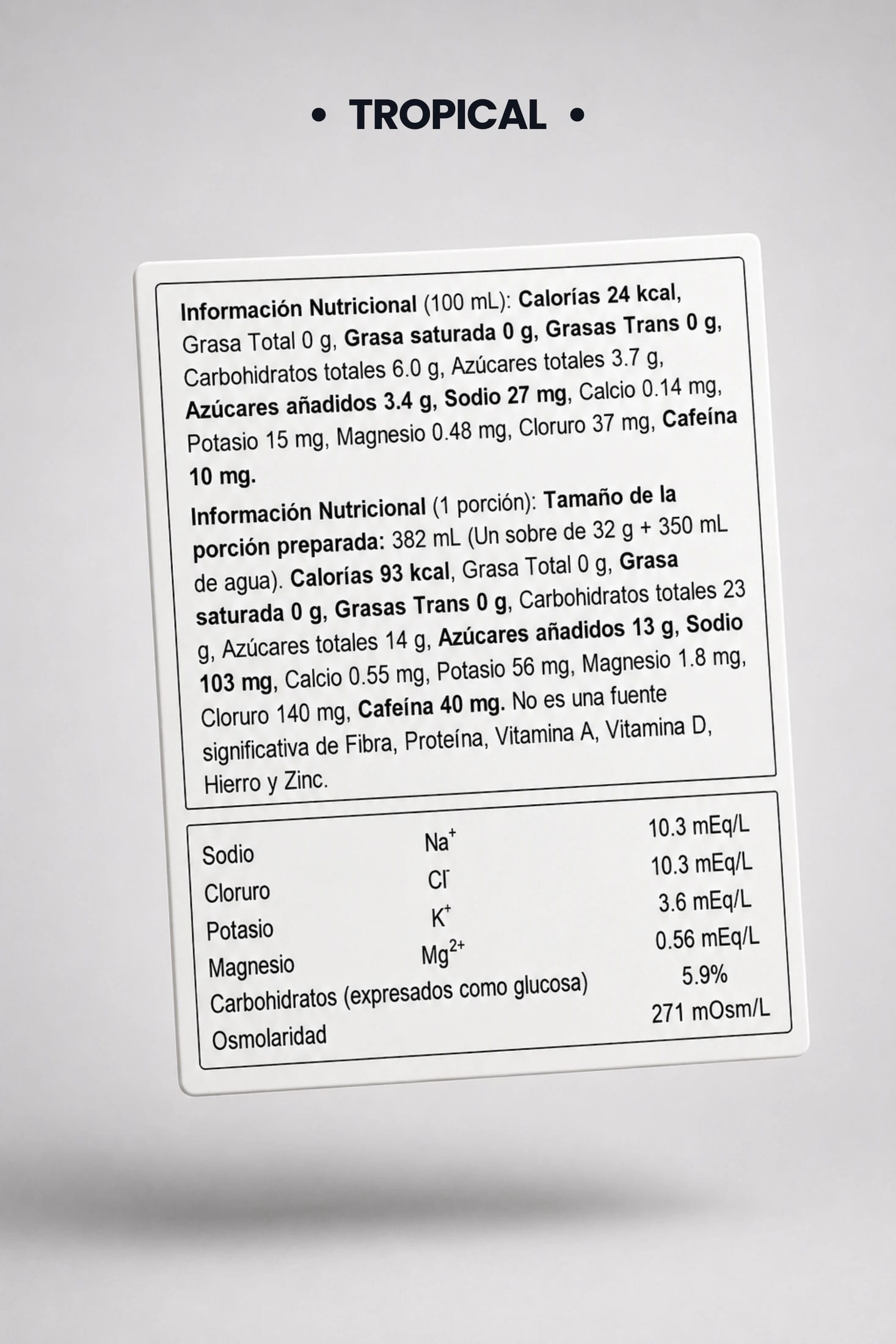 Gel Energético KOM | 23 g de Carbohidratos - imagen 2