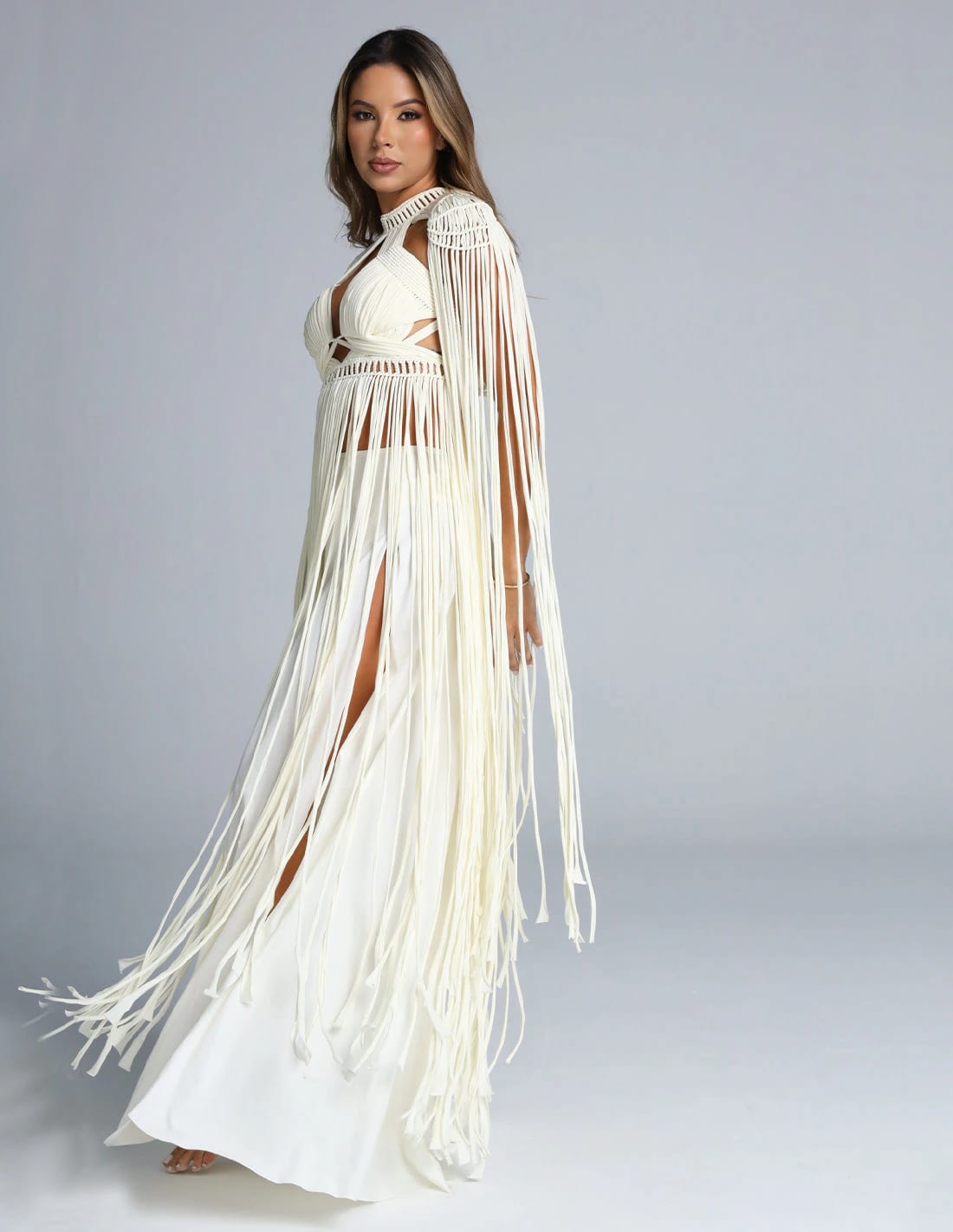 Vestido Cadere Marfil - imagen 5