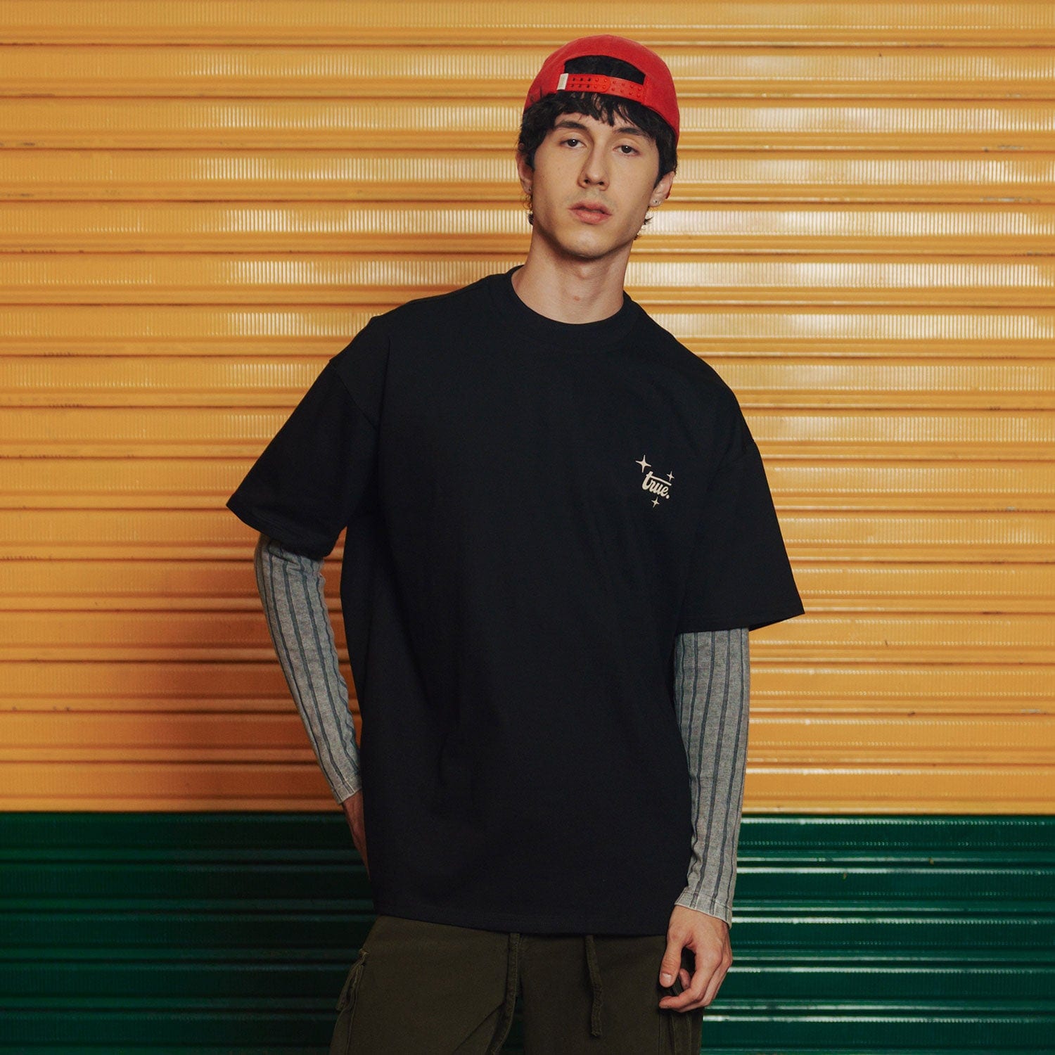 Latinos Oversized T-Shirt - Black - imagen 2