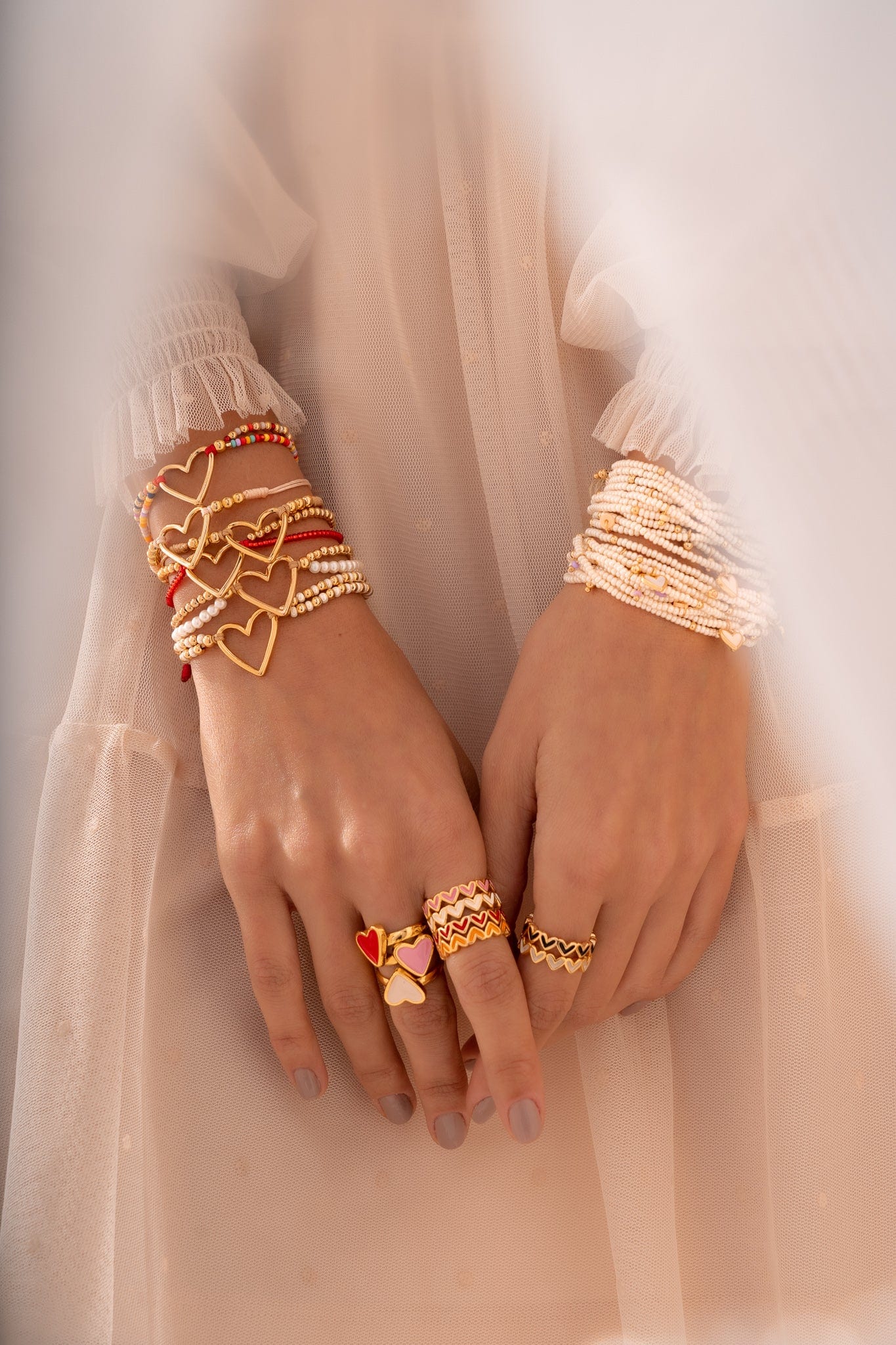 Set Anillo x2 Multicorazones - imagen 8