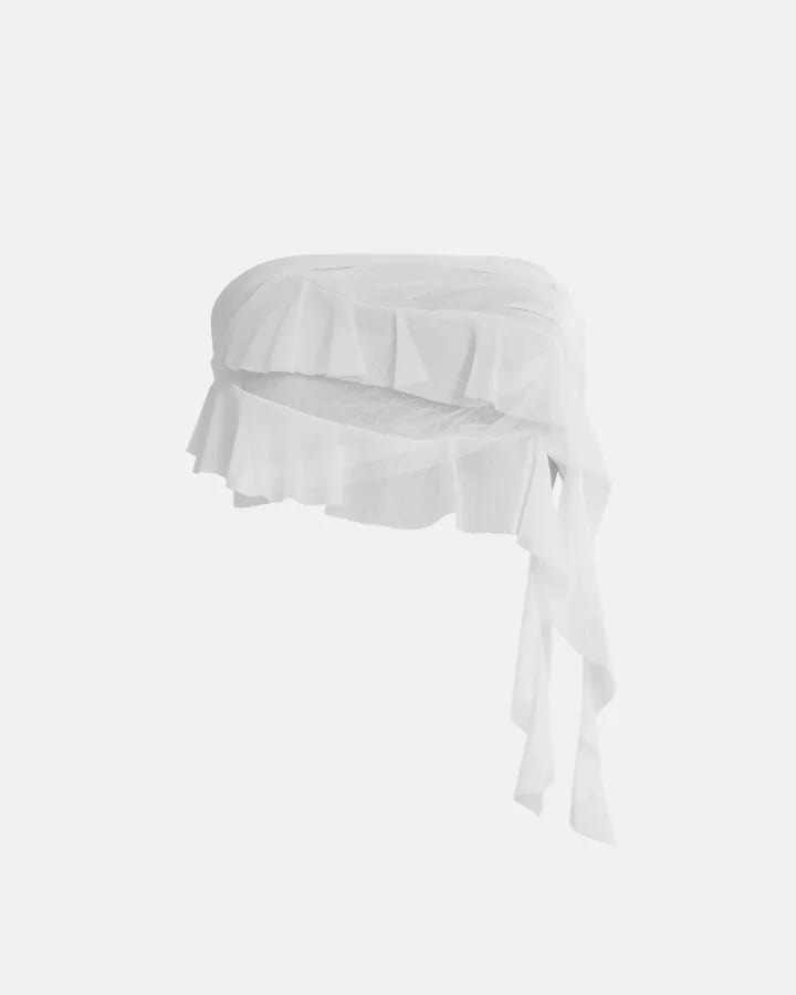 TOP JACLINE MESH BLANCO - imagen 11