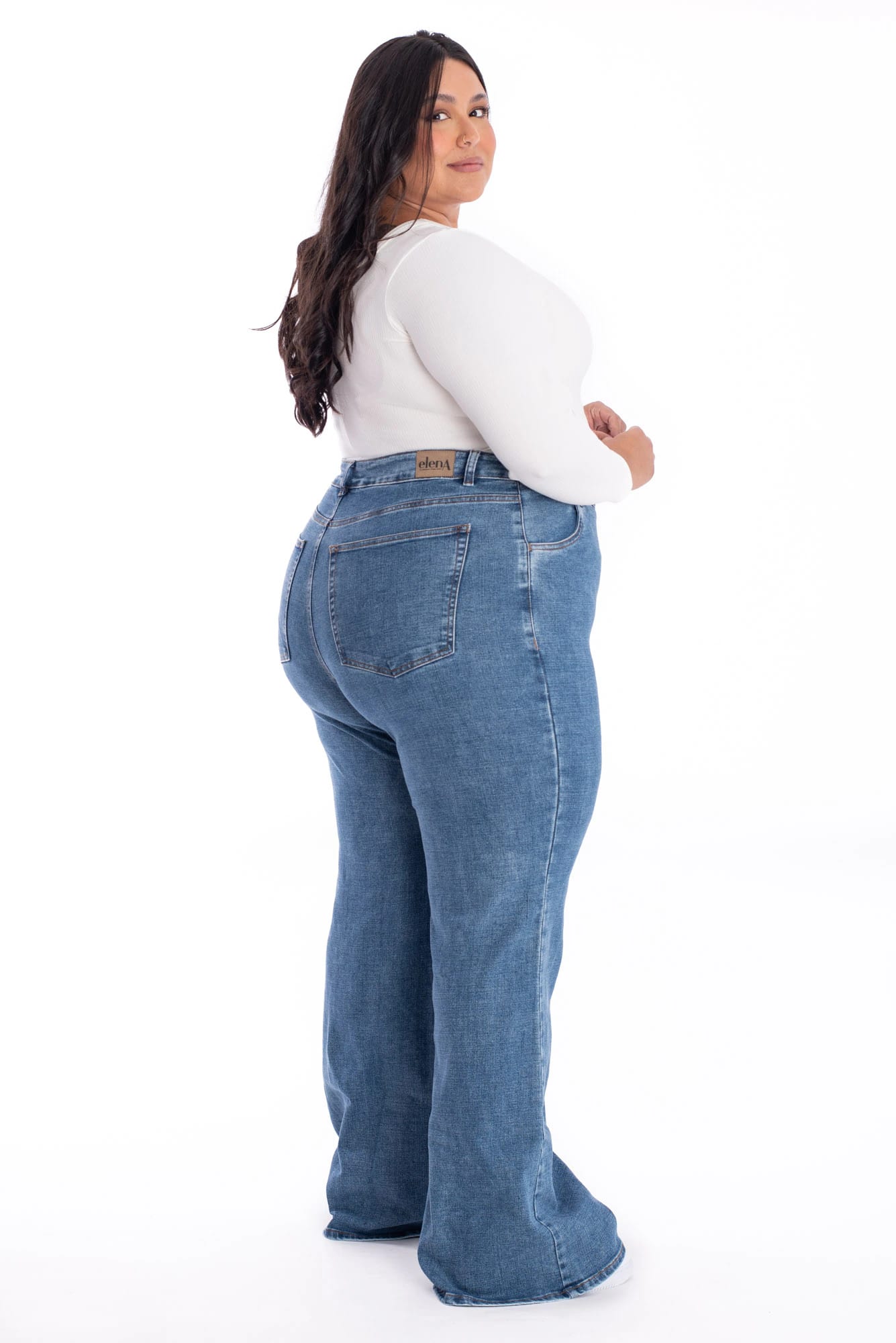 Jean Flare Azul Medio 387 - imagen 7