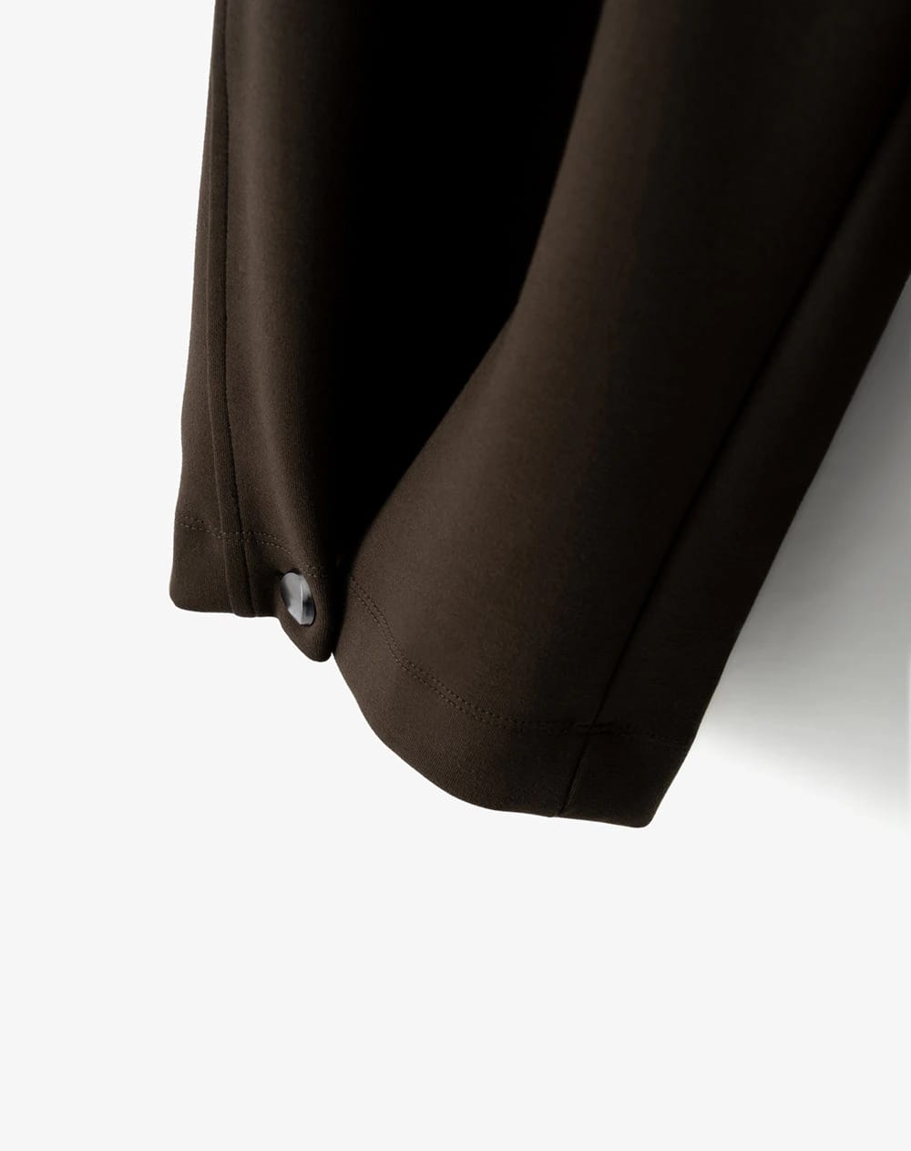 Pantalón loose tiro medio chocolate mujer - imagen 3