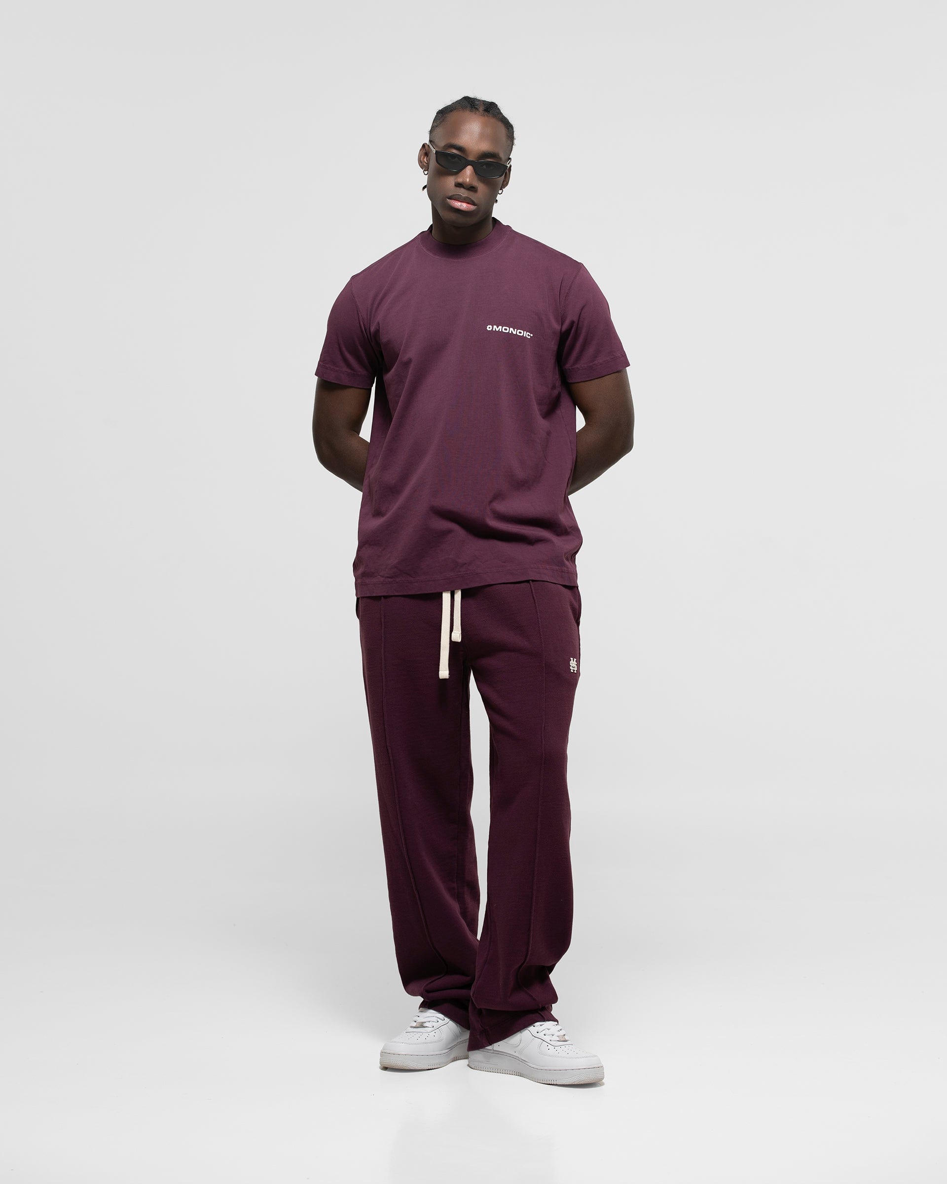 Camiseta Regular Fit Básica V3 - Burgundy - imagen 3
